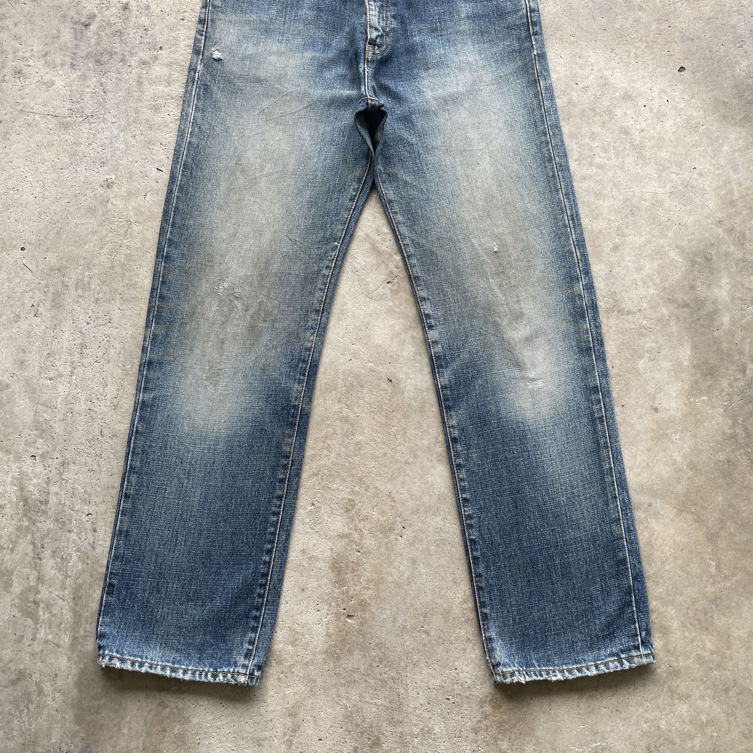 Japanese Brand Vintage Japanese MudWash Denim Faded Jeans Pants W30x30 Size US 30 / EU 46 - 4 Thumbnail