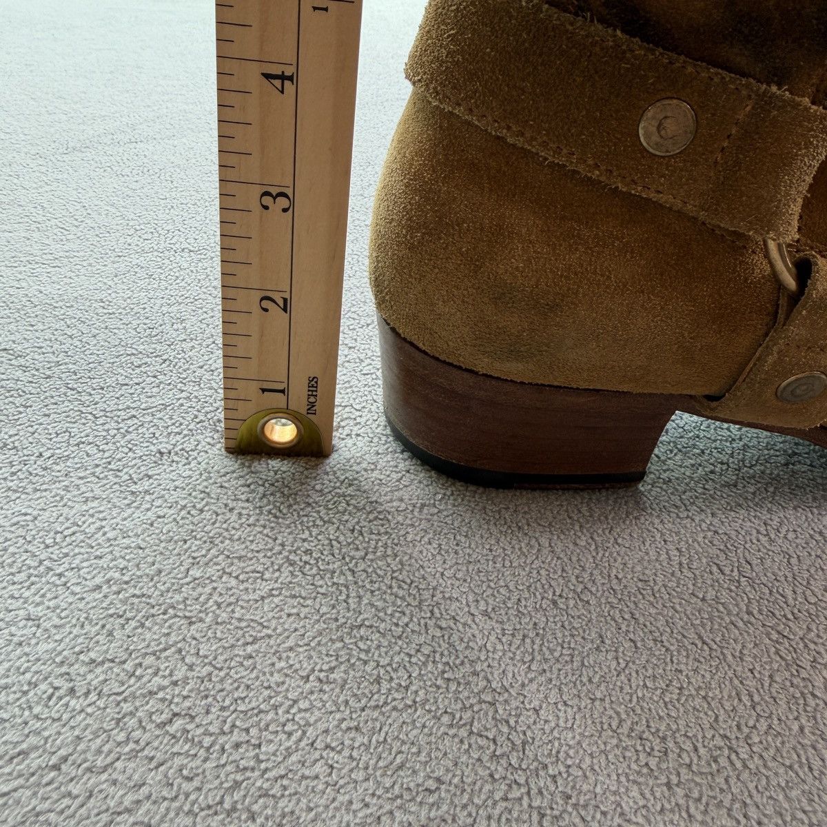 Saint Laurent Paris Saint Laurent Paris Wyatt Harness Suede Boots Tan Mens US 8 Size US 8 / EU 41 - 12 Thumbnail