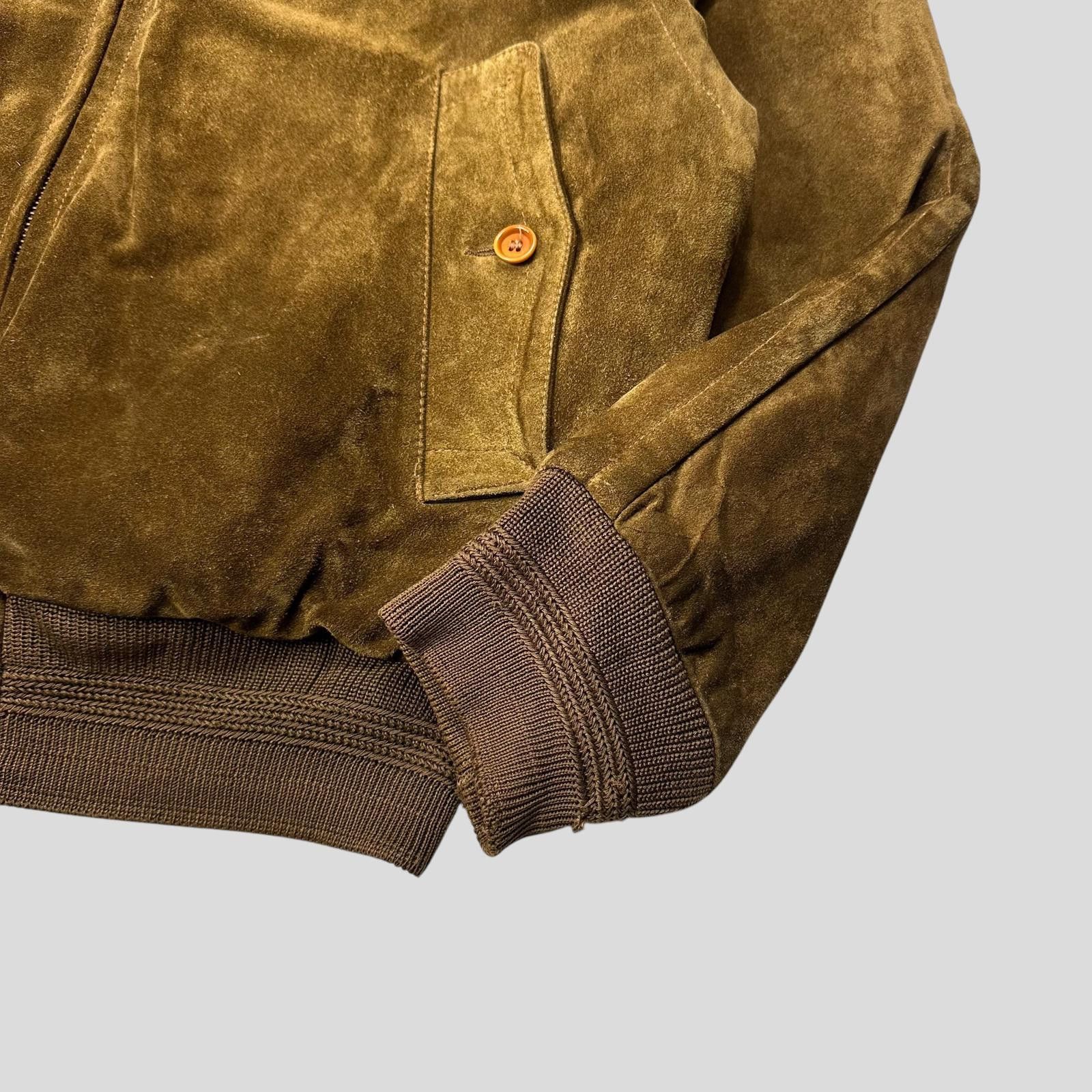 C.P. Company CP Company 1989 Ideas Suede Leather Quilt Flight Jacket L/XL Size US L / EU 52-54 / 3 - 8 Thumbnail