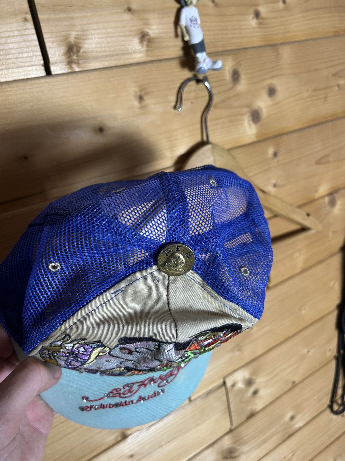 Ed Hardy Vintage Ed Hardy geisha dragon cap Size ONE SIZE - 3 Thumbnail