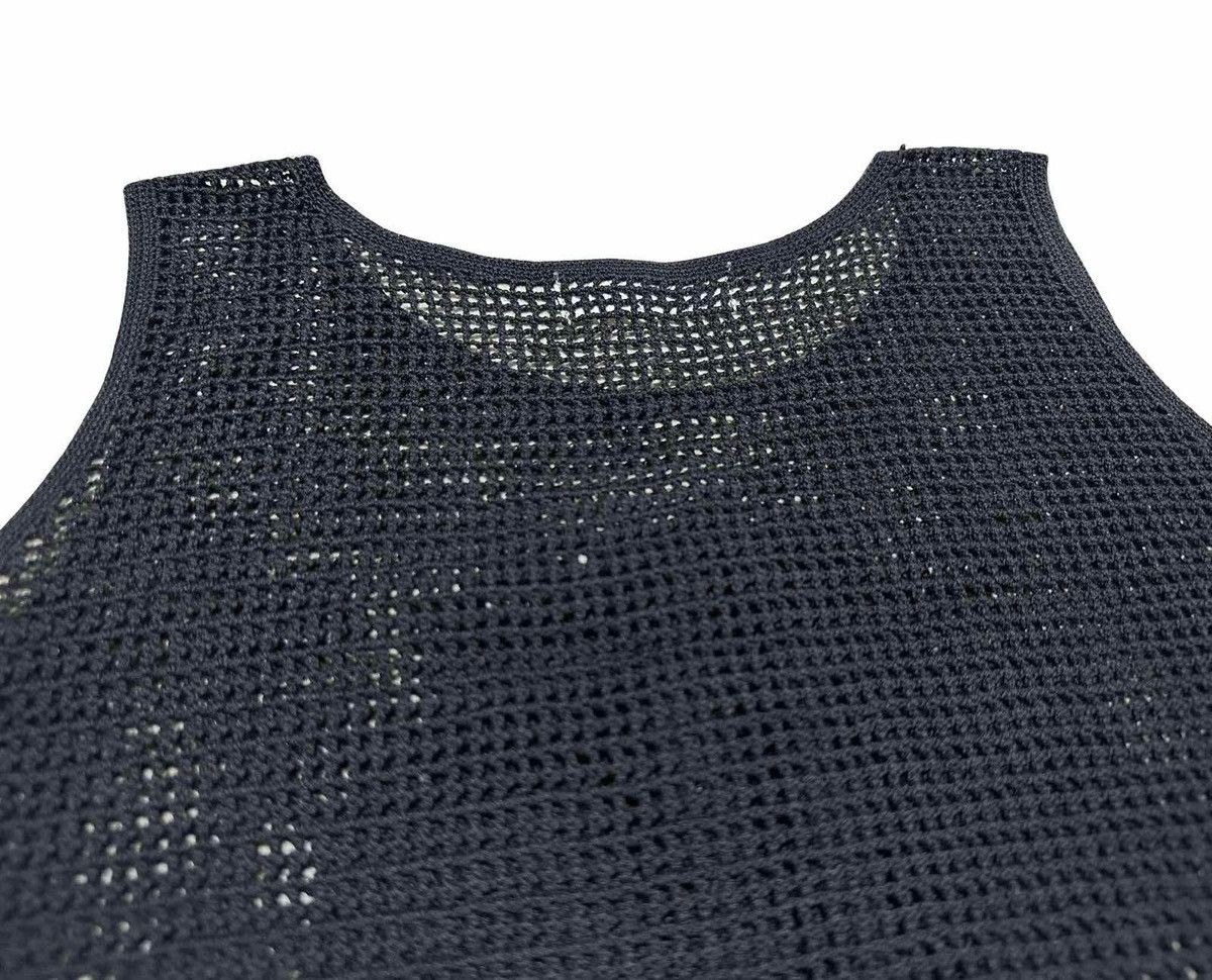 Issey Miyake 🔥Vintage IS Issey Miyake Cropped Mesh Tank Top Size US XS / EU 42 / 0 - 8 Thumbnail