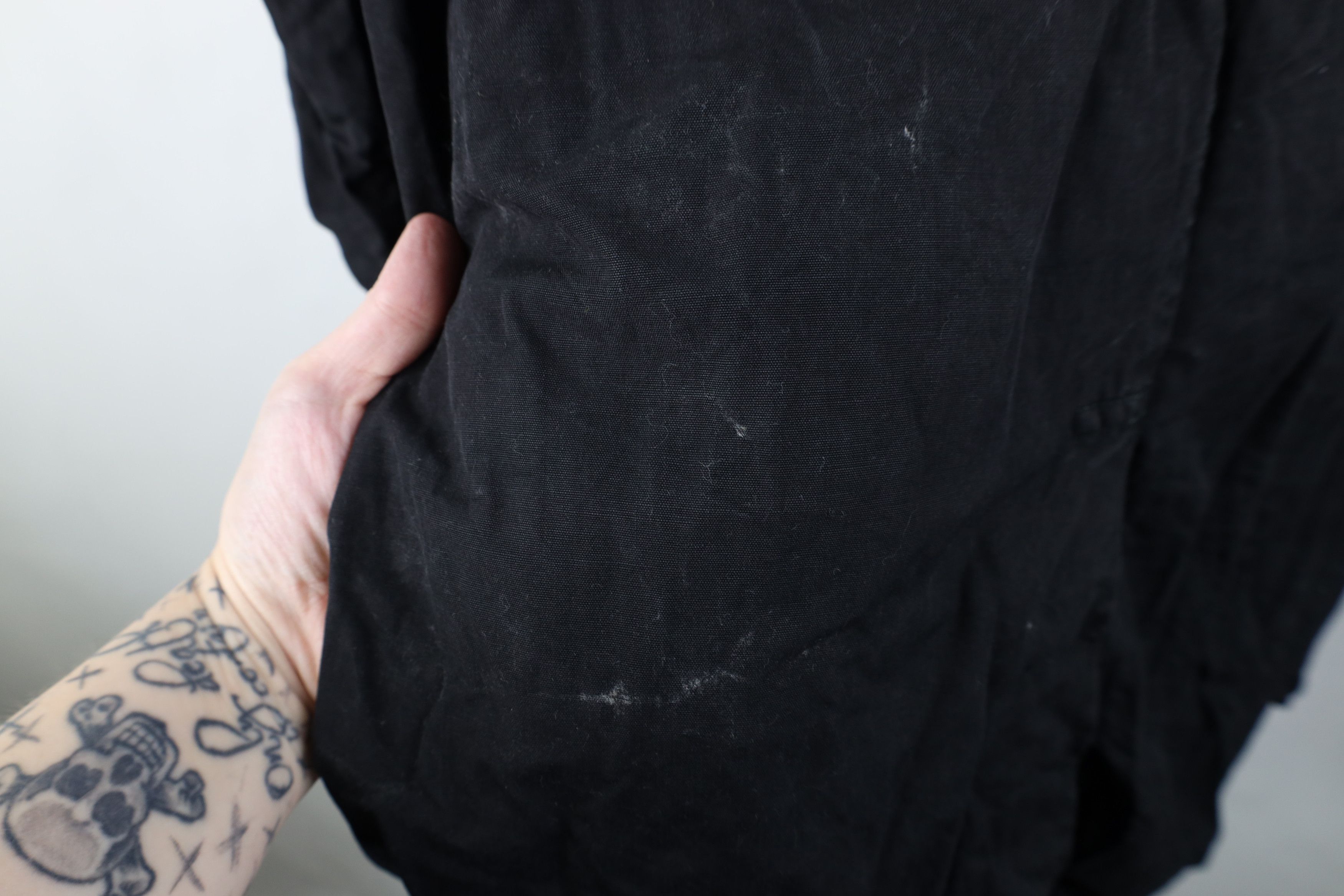 Vintage Vintage 60s Streetwear Trench Coat Rain Jacket Black Size US L / EU 52-54 / 3 - 12 Thumbnail
