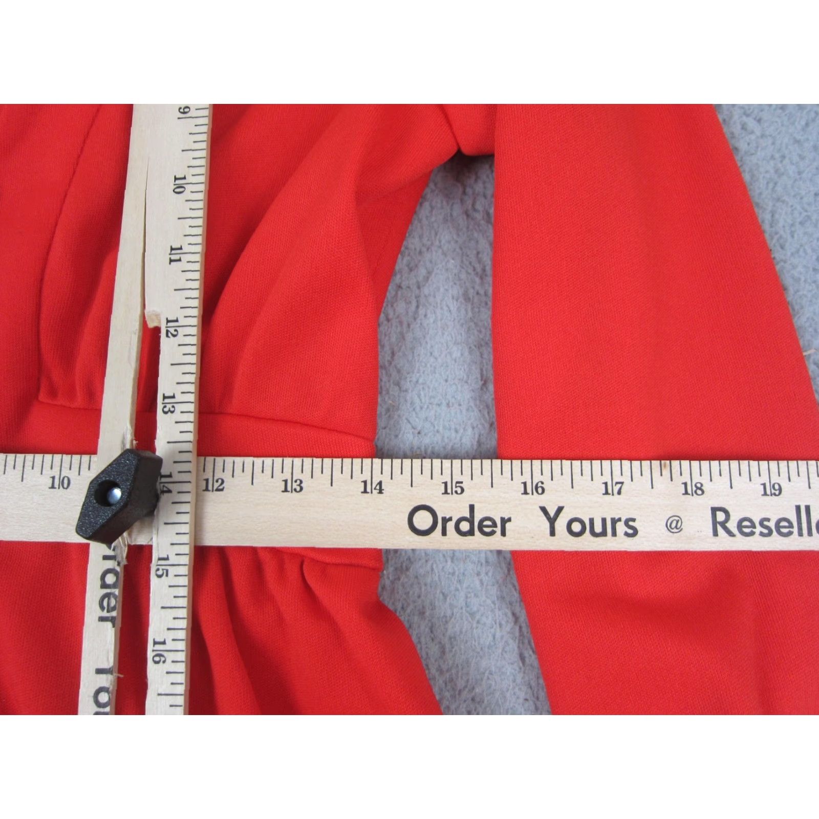 Vintage VINTAGE Butte Knit Mod Dress Womens XS Red A-Line 60s 70s Knit Midi V-Neck 3/4 Sleeve Retro Size XS / US 0-2 / IT 36-38 - 6 Thumbnail