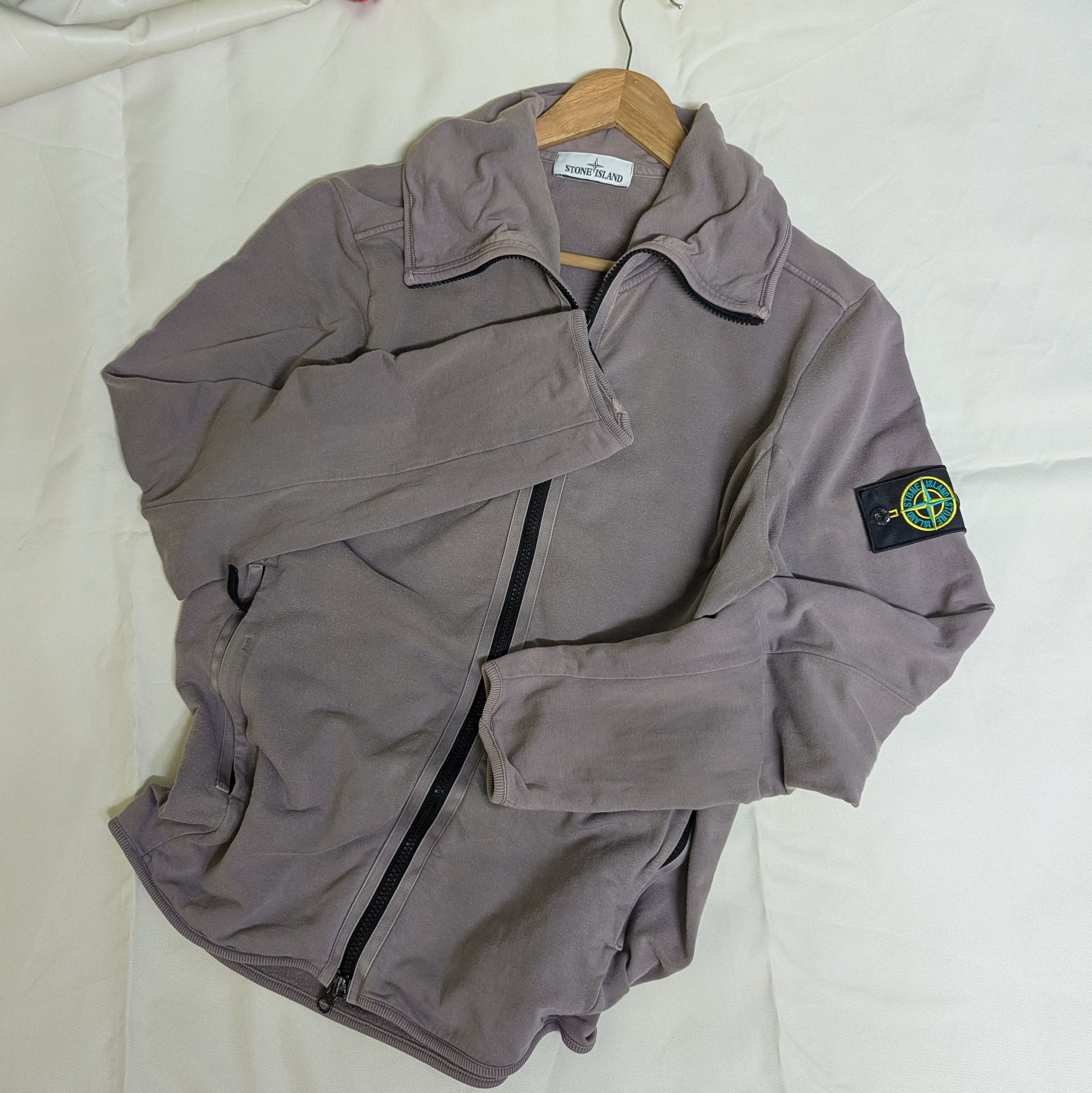 Stone Island Zip-Up Sweatshirt
