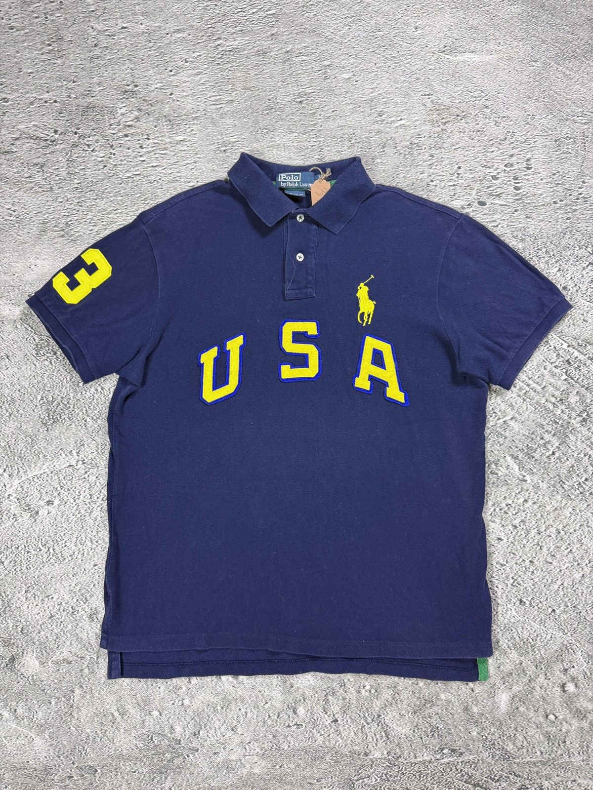 Ralph Lauren Chief Keef Polo Ralph Lauren navy blue USA big pony Size US L / EU 52-54 / 3 - 1 Thumbnail