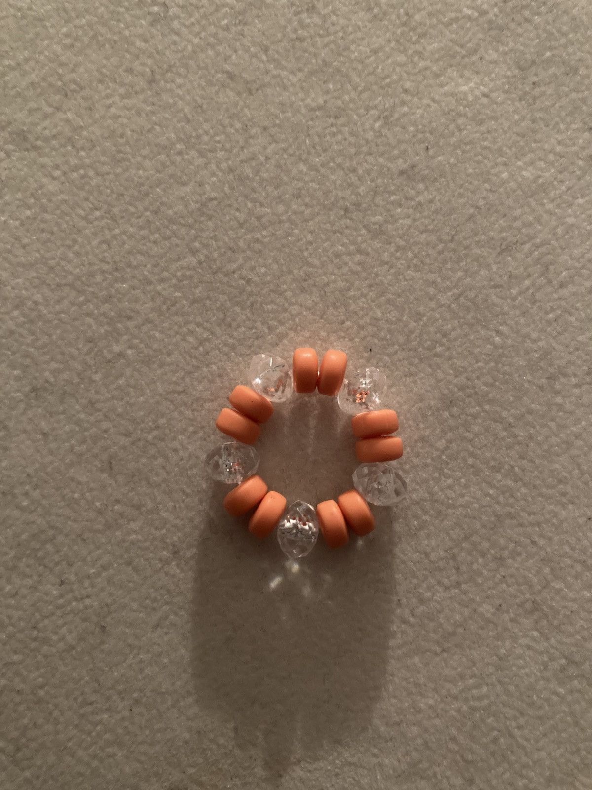 Other Orange beaded and gemmed ring Size ONE SIZE - 1 Preview