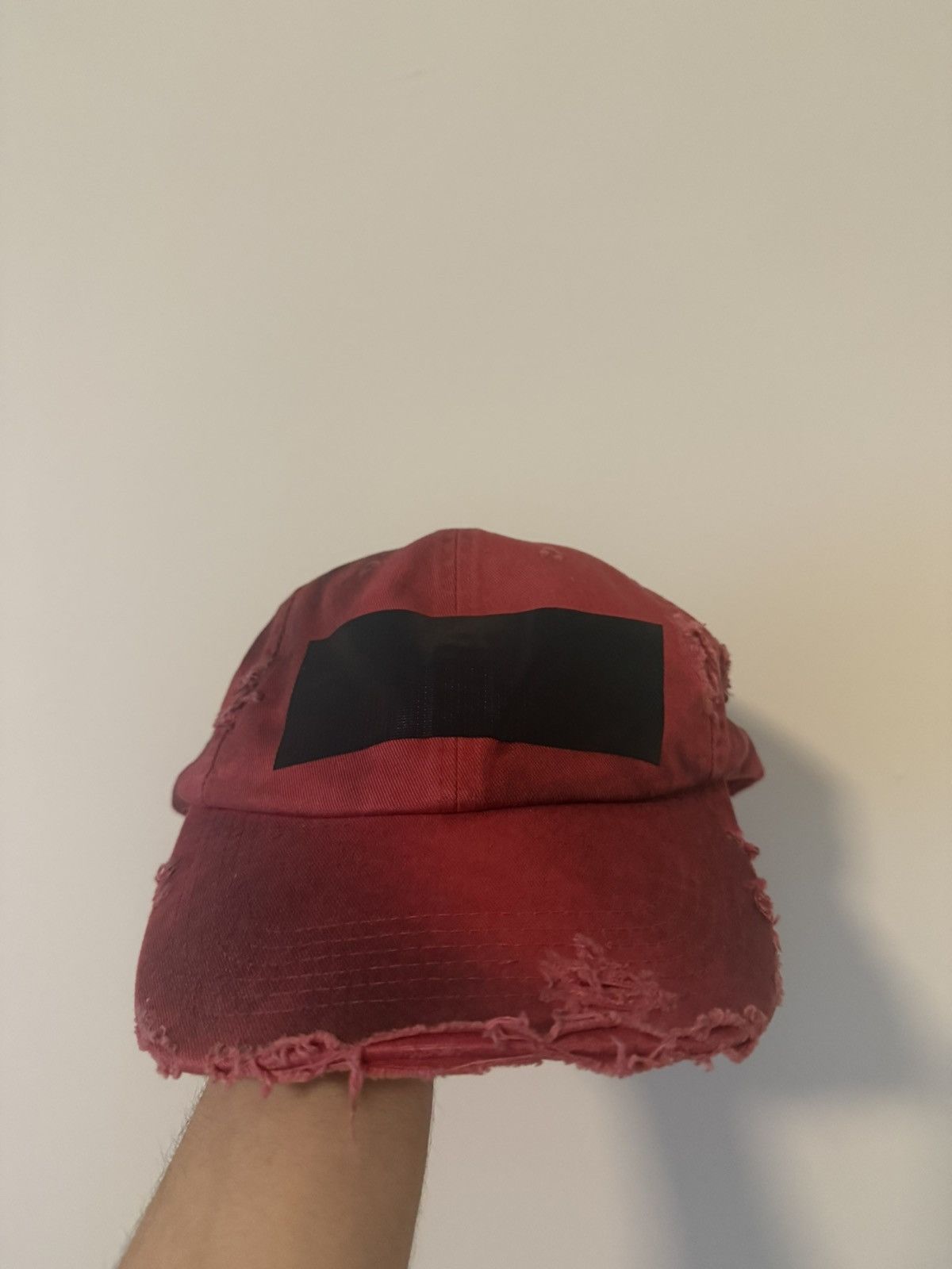 ALEXANDER DIGENOVA Red duct tape cap Size ONE SIZE - 1 Thumbnail