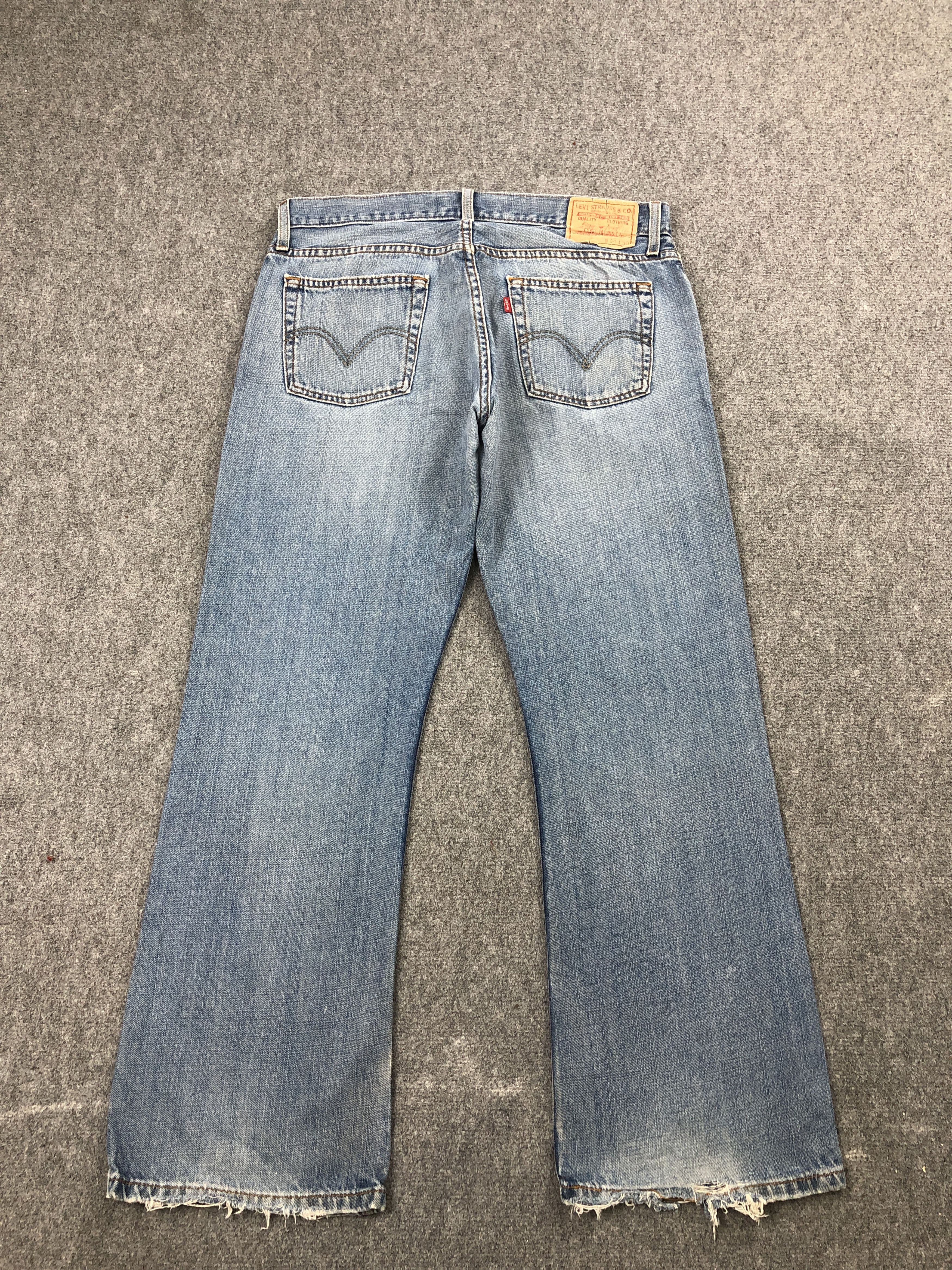 Levi's Vintage Levis 527 Flared Low Bootcut Jeans DP2455 Size US 35 - 3 Thumbnail
