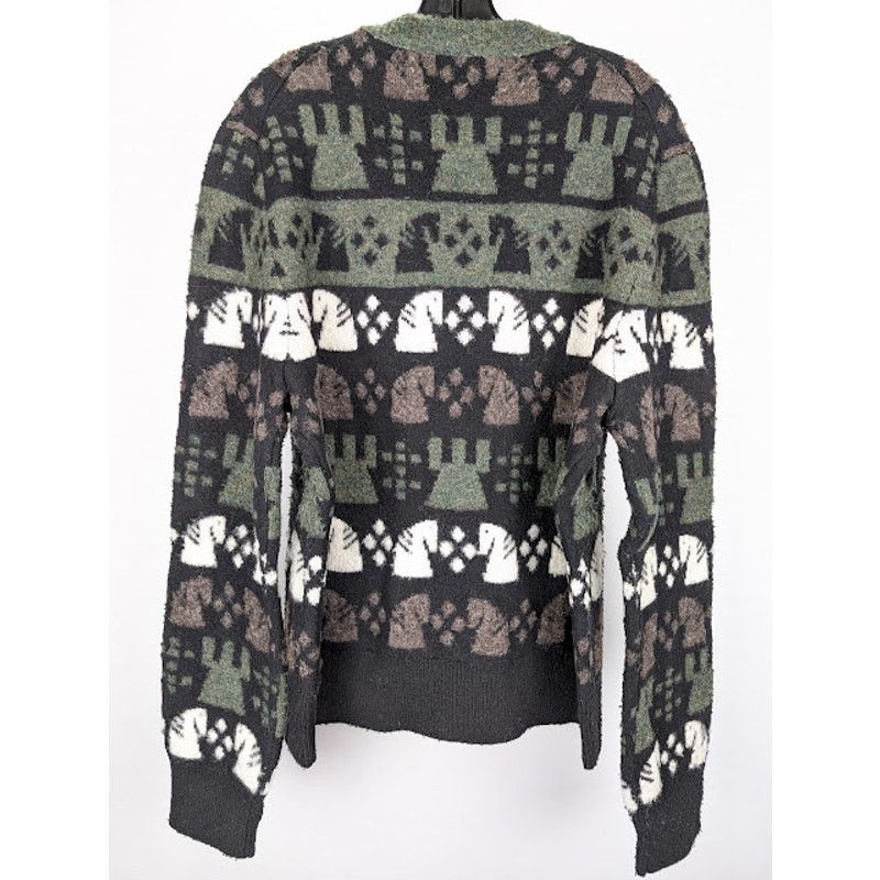 Burberry o1rshd1 Chess Pattern Sweater in Black/Multi Size US L / EU 52-54 / 3 - 10 Thumbnail