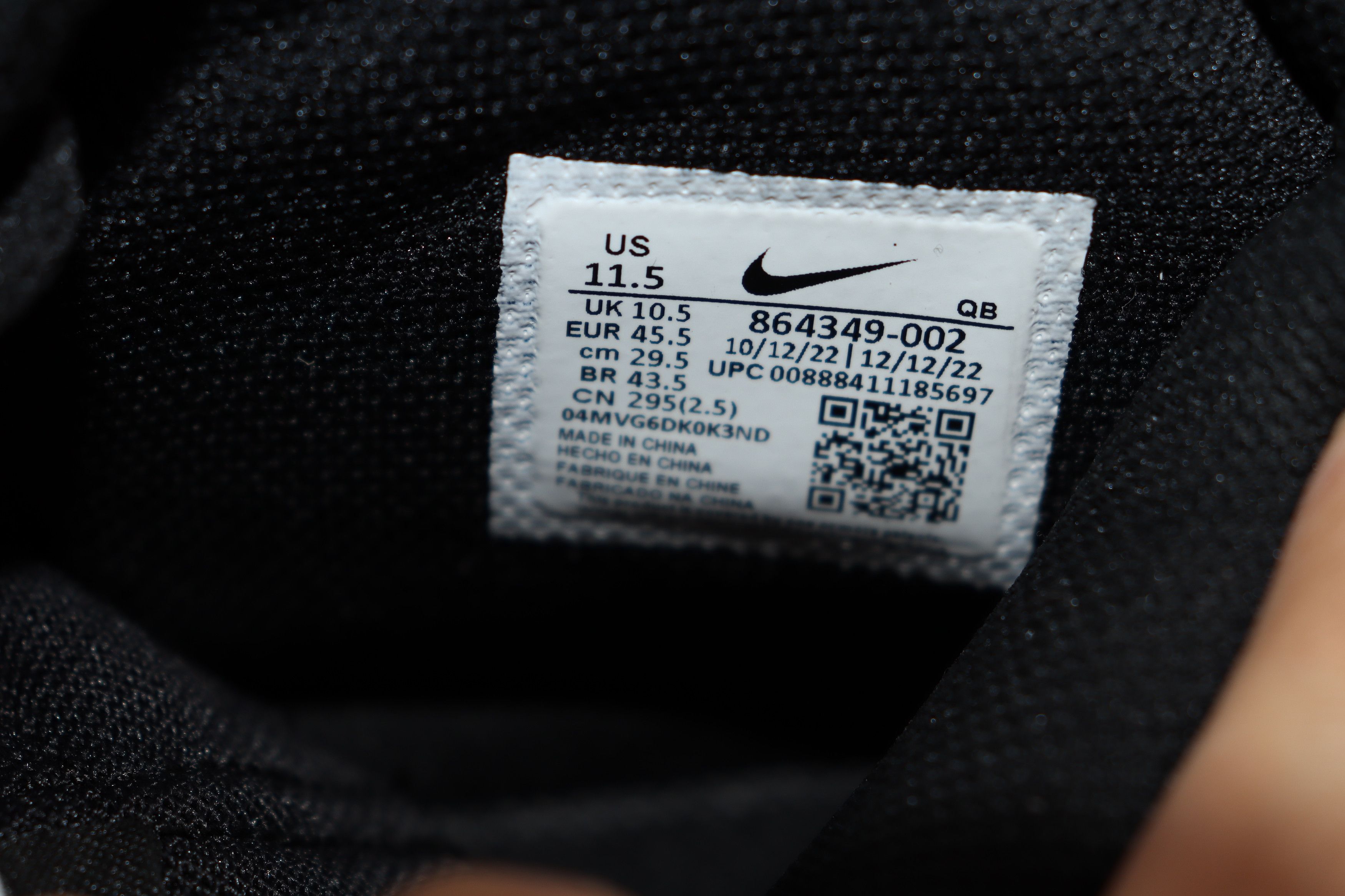 Nike o1rshd1 High Top Sneakers in Black/White Size US 11.5 / EU 44-45 - 17 Thumbnail