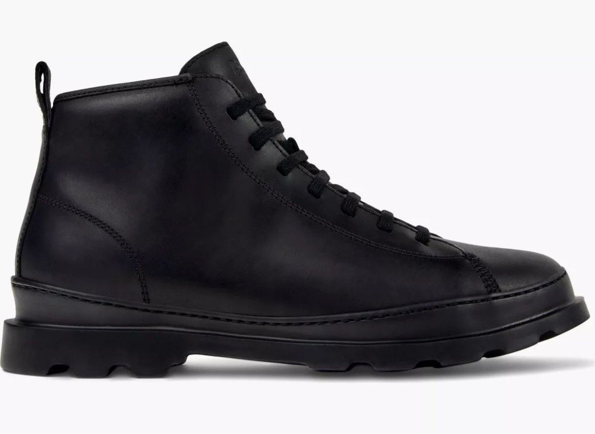Camper Brutus Men’s Boots Black Leather New Size 41 EU 8US