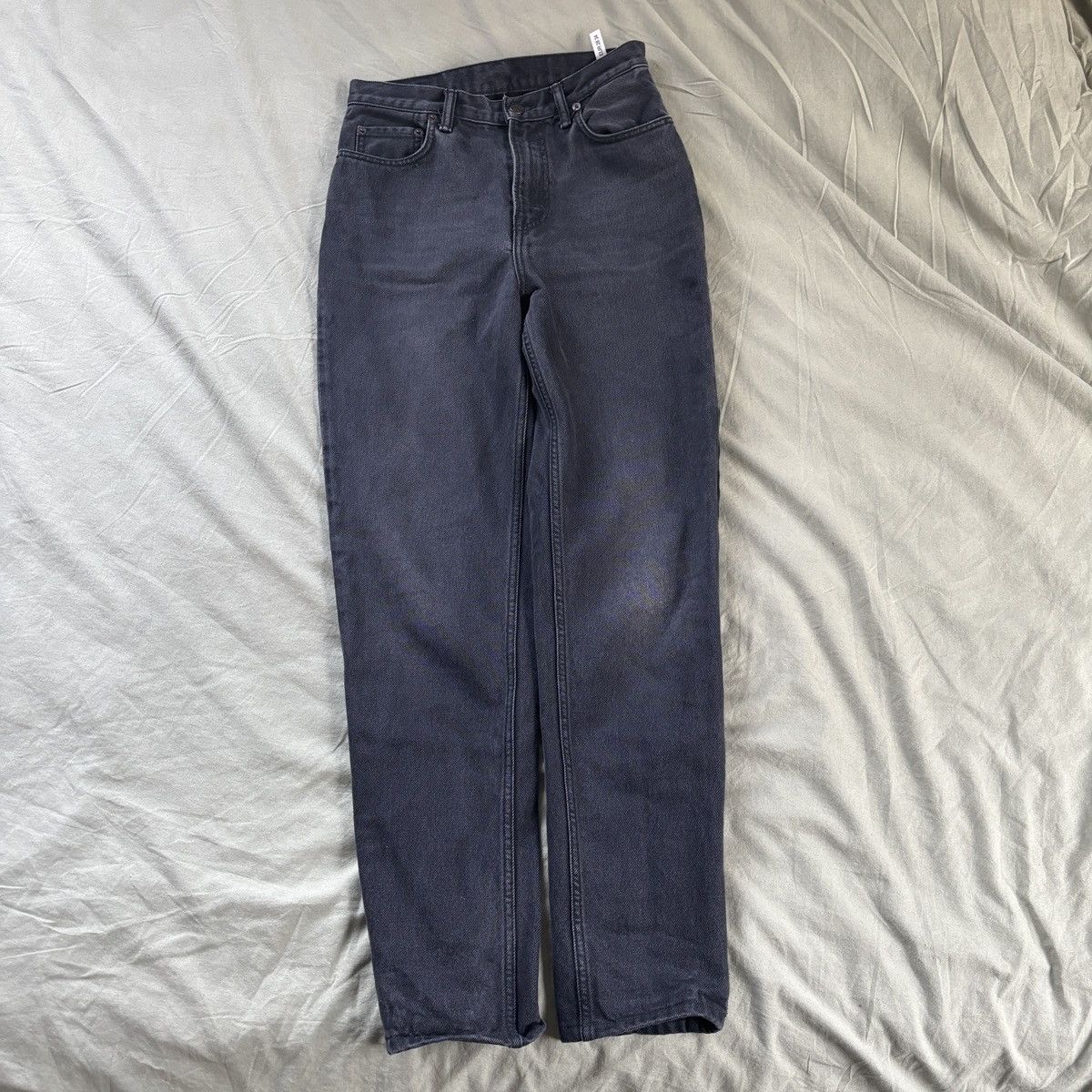 【美品】アクネ デニム フレア 1990 Washed Out Black 26 Acne Studios Acne Studios 1990 Washed Out Black Rigid | Grailed