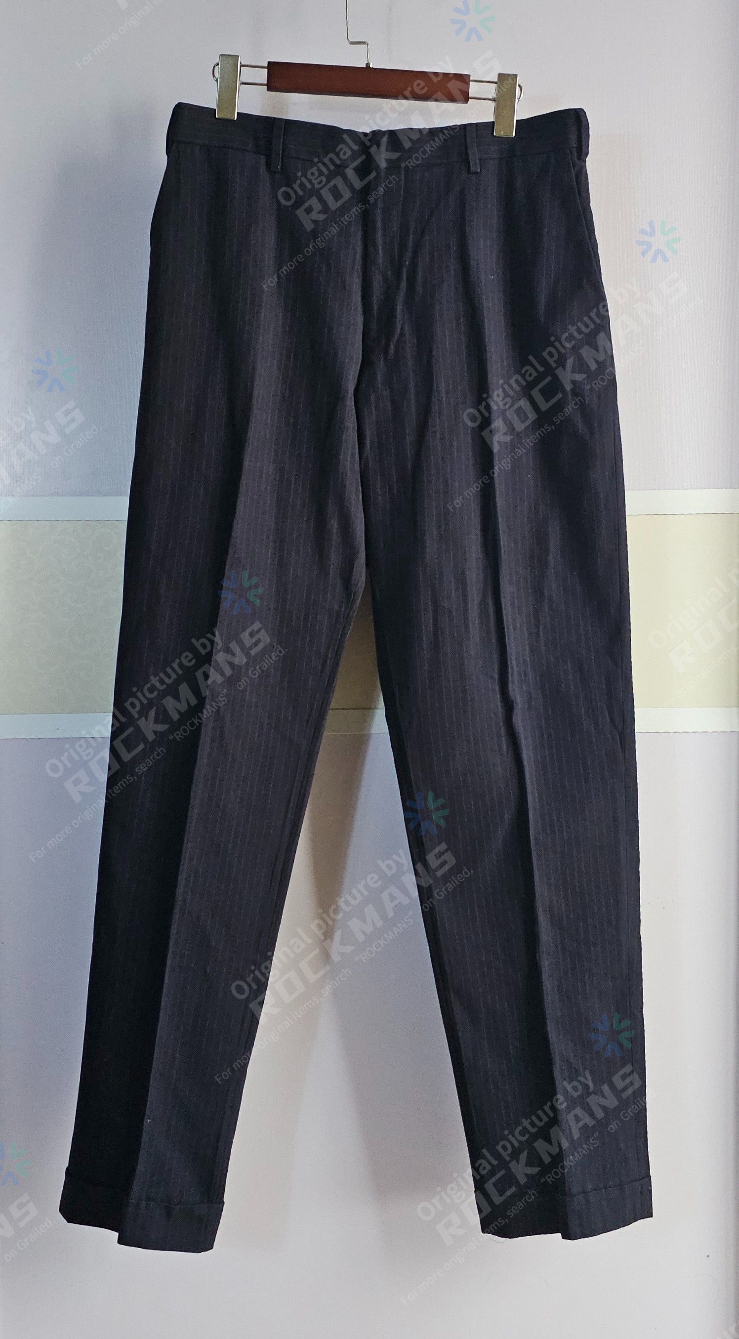 Dries Van Noten DRIES VAN NOTEN Vertical-Striped Casual Pants, Size 50 Size US 34 / EU 50 - 1 Thumbnail