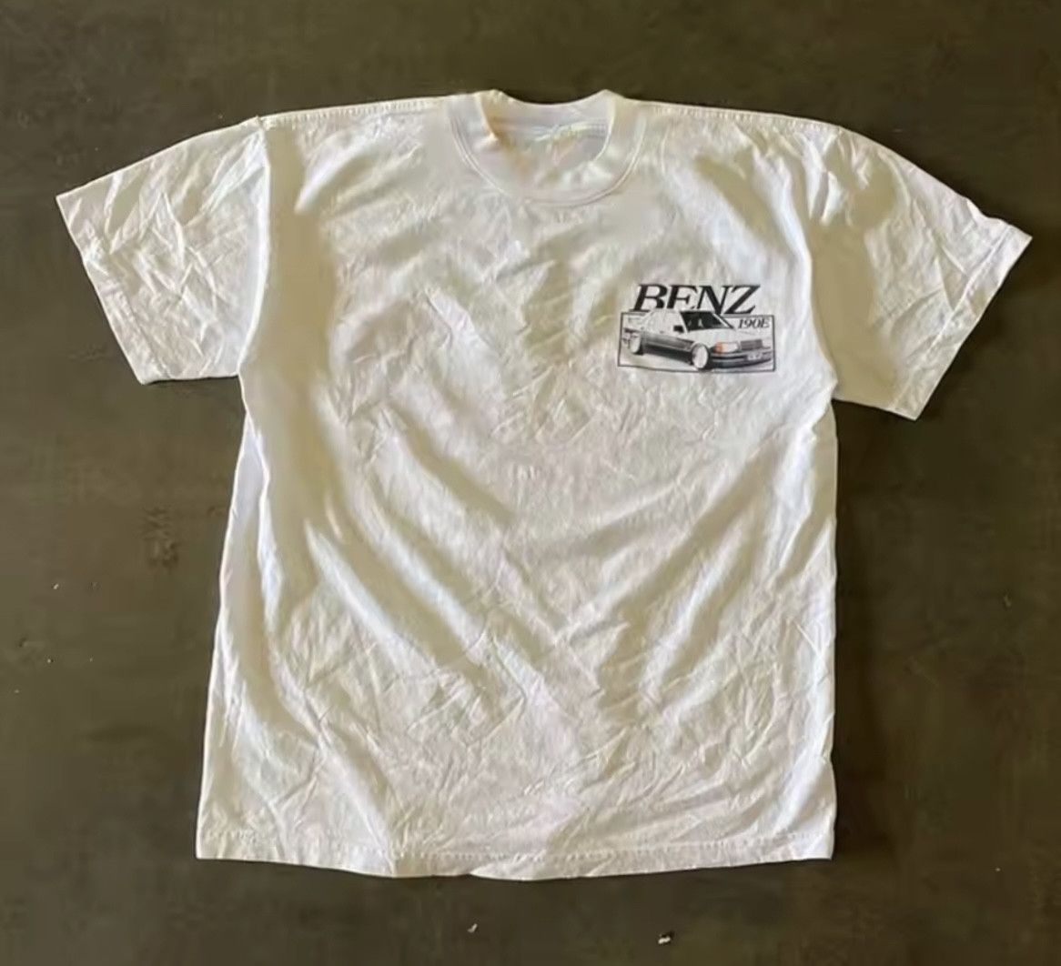 Japanese Brand Streetwear Vintage Antique Car Benz Short Sleeve T-Shirt Size US L / EU 52-54 / 3 - 2 Thumbnail