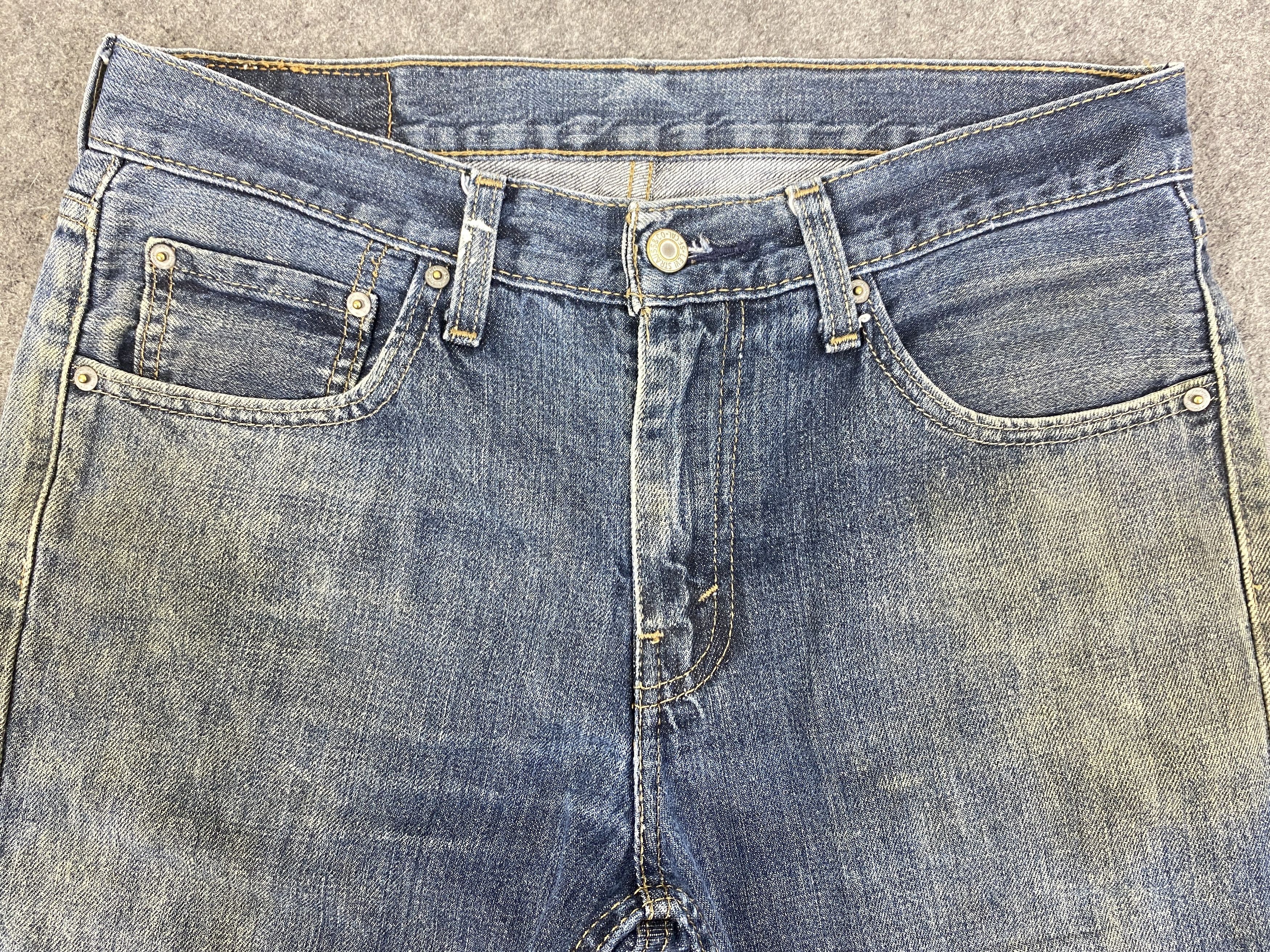 Levi's Dirty Blue Vintage Levis 527 Flare Jeans 33x29.5 - JN3201 Size US 33 - 3 Thumbnail