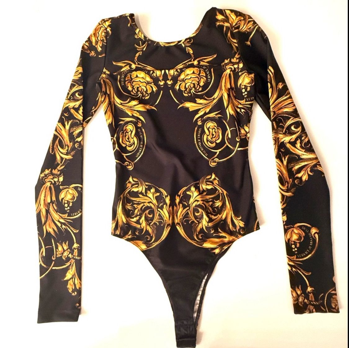 Versace Jeans Couture Versace Jeans Collection Baroque print Bodysuit Size M / US 6-8 / IT 42-44 - 1 Thumbnail