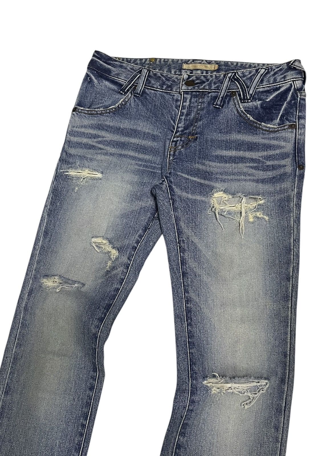 Tornado Mart TornadoMart Japan Distressed Skinny Jeans Size US 28 / EU 44 - 3 Thumbnail