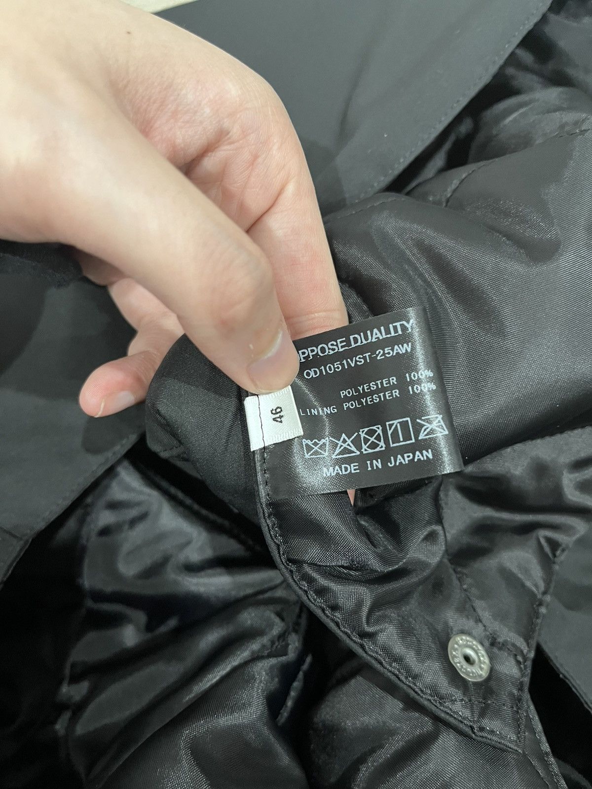 Other Oppose Duality OD1051VST-25AW Black Vest Black Size US S / EU 44-46 / 1 - 12 Thumbnail