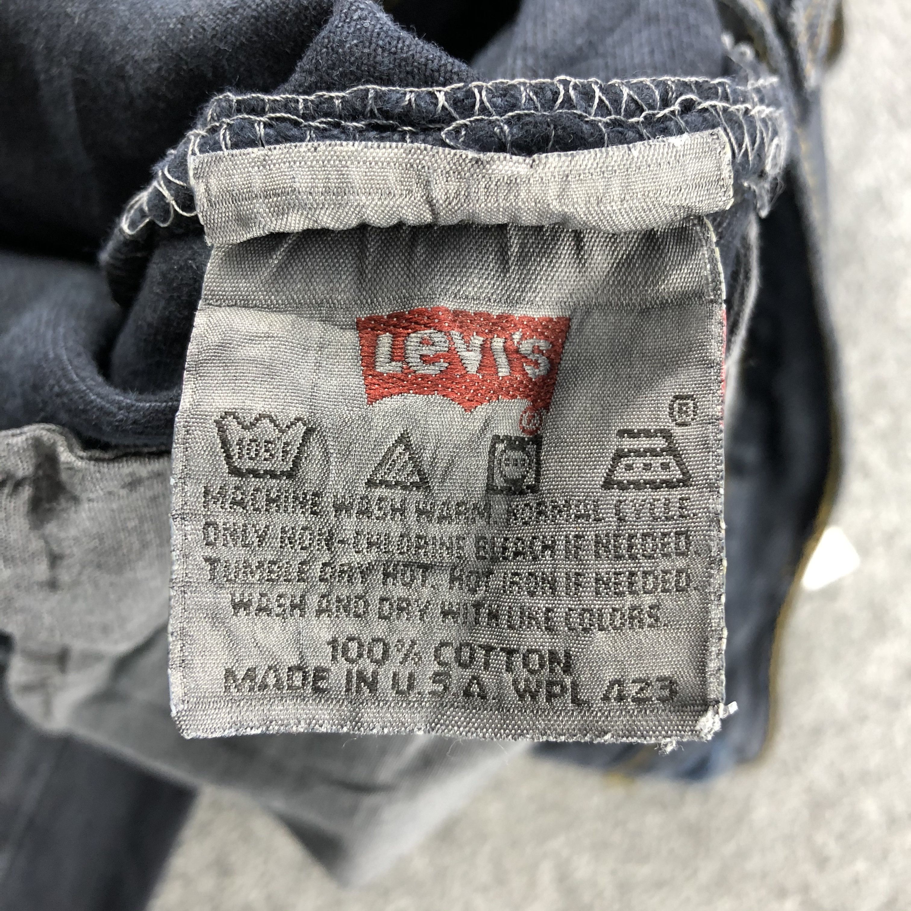 Levi's × Vintage Vintage 90s Distress Levis 501 Faded Black Jeans-JM1533 Size US 36 / EU 52 - 10 Thumbnail