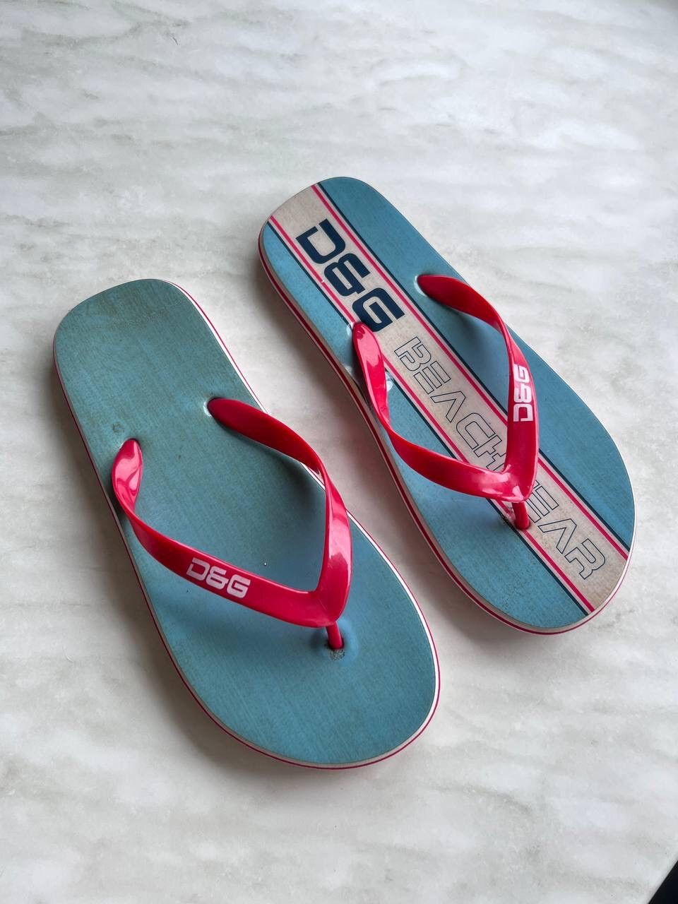 Dolce & Gabbana Dolce Gabbana Logo Slides Sandals Men's Beach Shoes Swim 00s Size US 9 / EU 42 - 1 Thumbnail