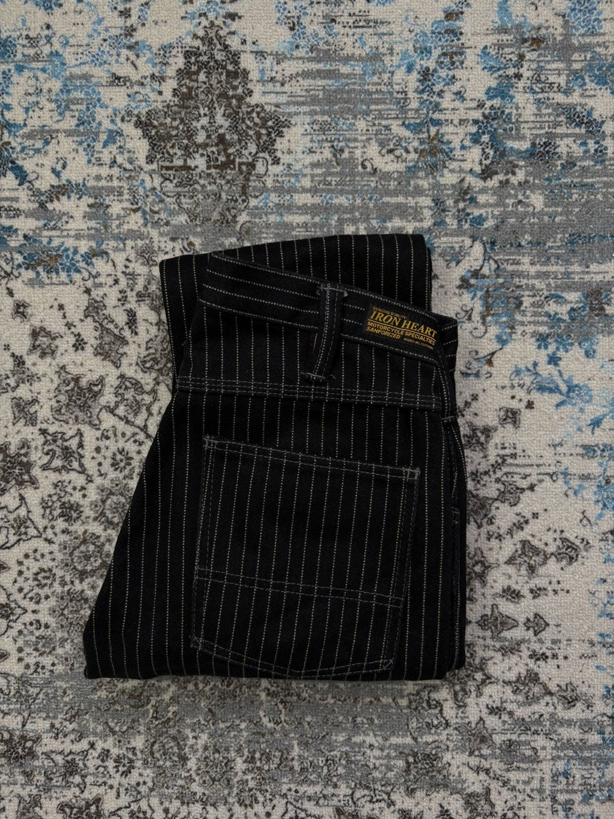 Iron Heart × Japanese Brand Iron heart striped pants motorcycle specialties Size US 28 / EU 44 - 1 Thumbnail