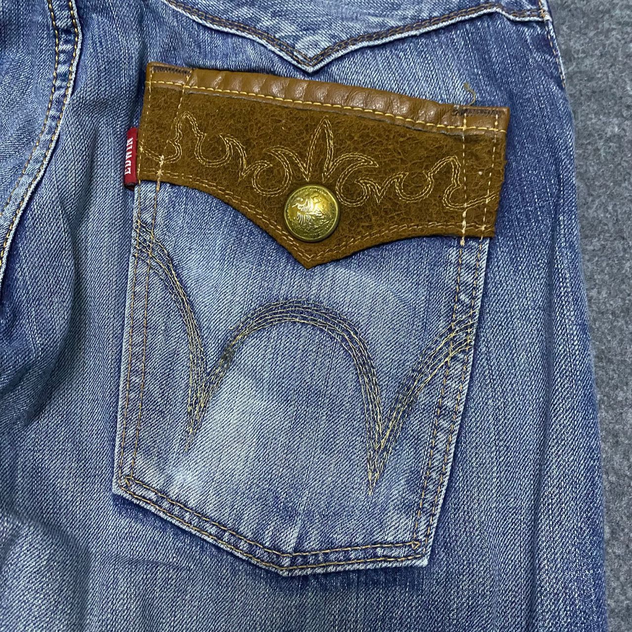 Edwin Vintage Edwin Exclusive Vintage Distressed Denim Size US 33 - 5 Thumbnail