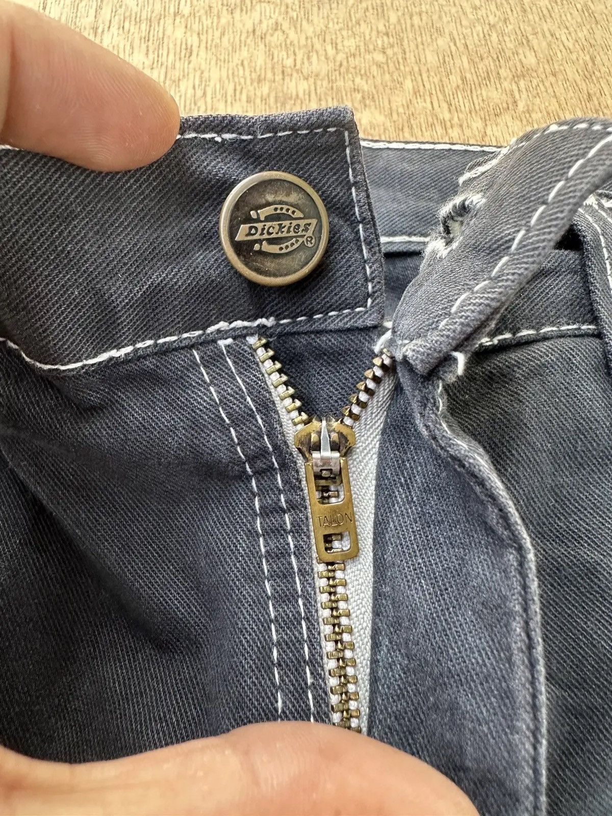 Dickies STEALS🔥VINTAGE DICKIES WORKWEAR FADED BAGGY CARPENTER PANTS Size US 27 - 6 Thumbnail