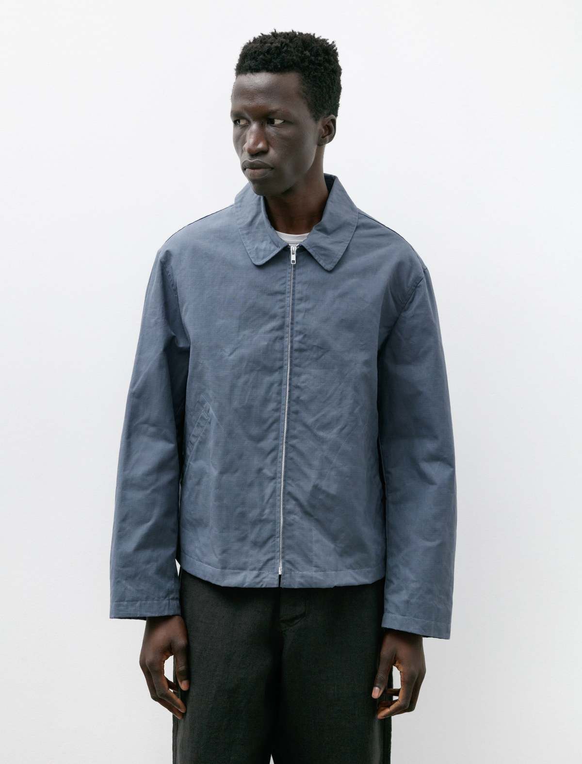 James Coward James Coward Site Jacket Dark Chambray Waxed Riptstop Size US M / EU 48-50 / 2 - 1 Thumbnail