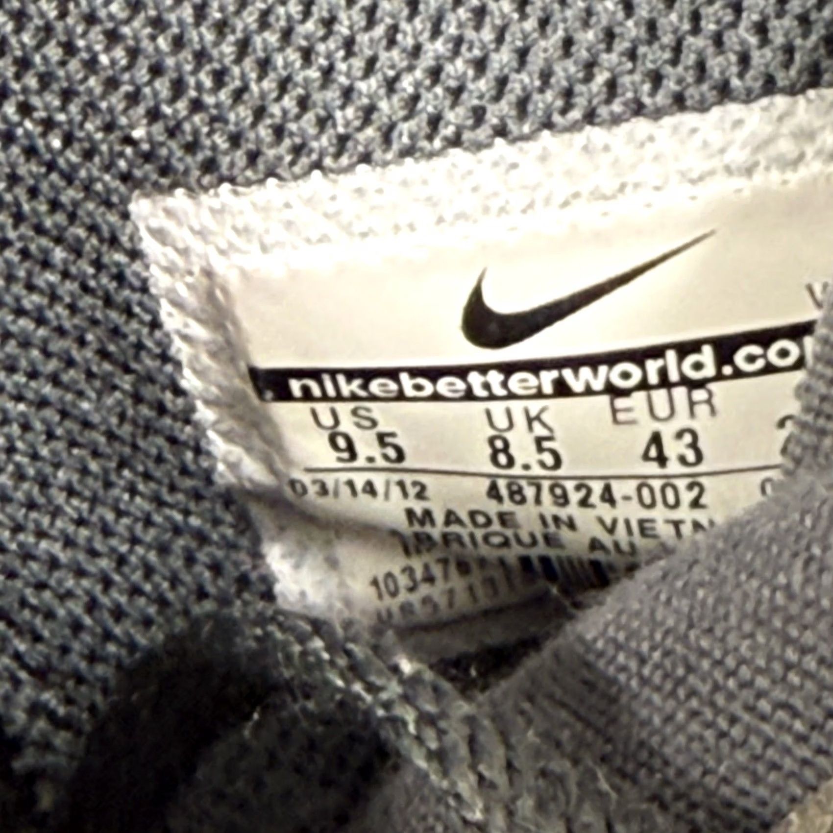 Nike Nike Dunk High Sneakers Men 9.5 Black Cool Grey 487924-002 Rare Jordan Kobe High Top Athletic Shoes Size US 9 / EU 42 - 8 Thumbnail