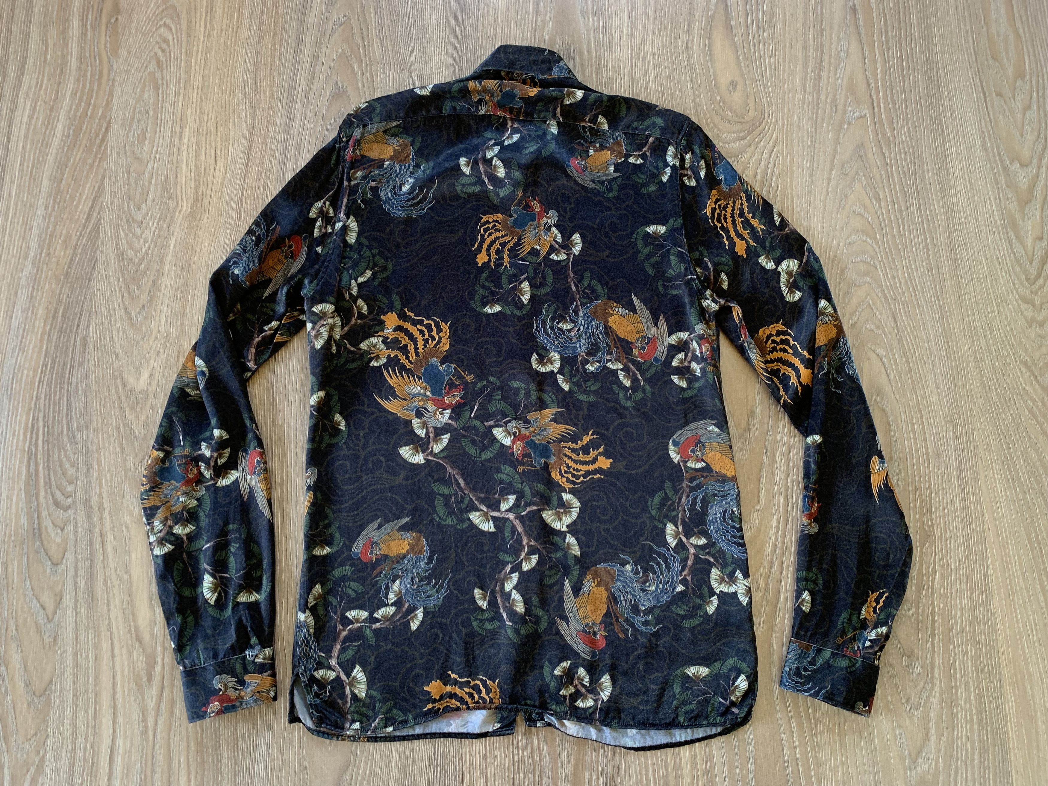 Designer × Zara Zara Man Regular Fit Long Sleeve Printed Shirt Size US S / EU 44-46 / 1 - 3 Thumbnail