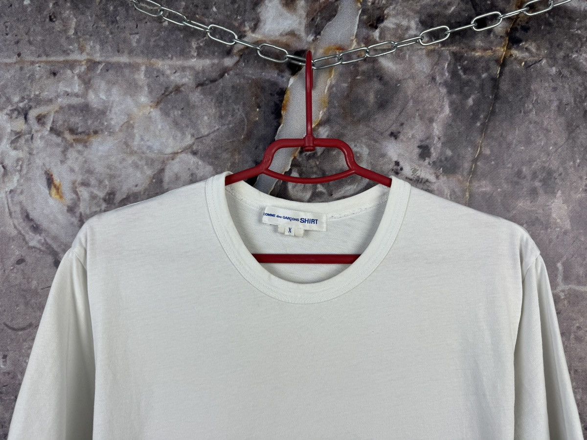 Comme des Garcons SHIRT T-Shirt Comme des Garsons Shirt White Size X (fits like M) Size US M / EU 48-50 / 2 - 2 Thumbnail