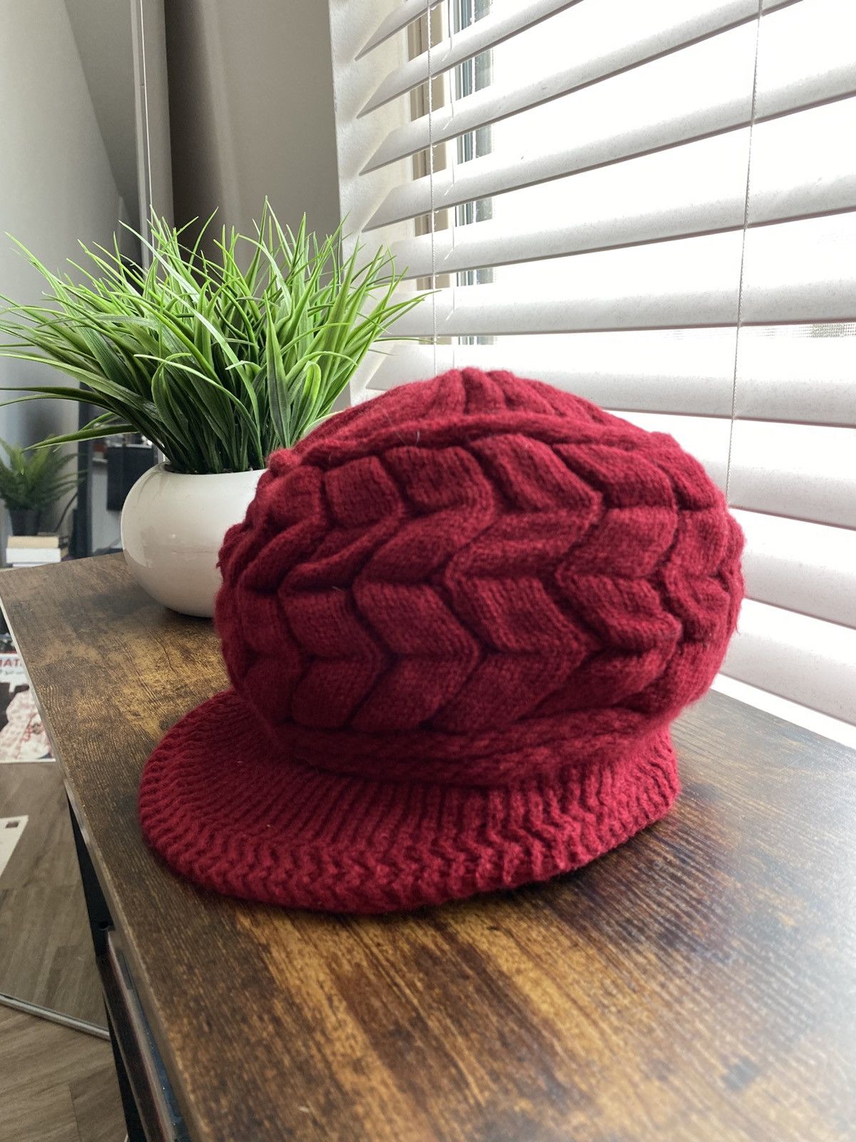 Other Y2K Fleece Knit Beanie Size ONE SIZE - 1 Thumbnail