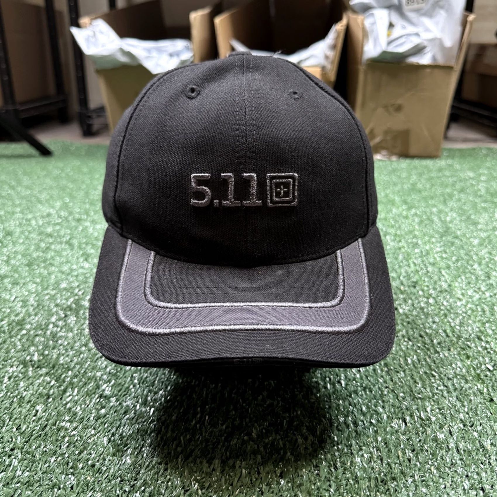 Vintage 5.11 Tactical Hat Cap One Size Black Gray Performance Adjustable Mens Size ONE SIZE - 2 Thumbnail