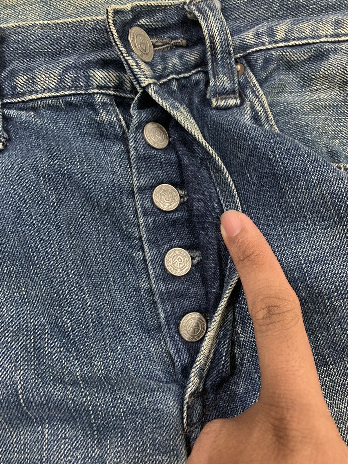 45rpm × Japanese Brand 🇯🇵RUSTY FADED selvedge ‘R’ by 45rpm vintage jeans Size US 30 / EU 46 - 11 Thumbnail