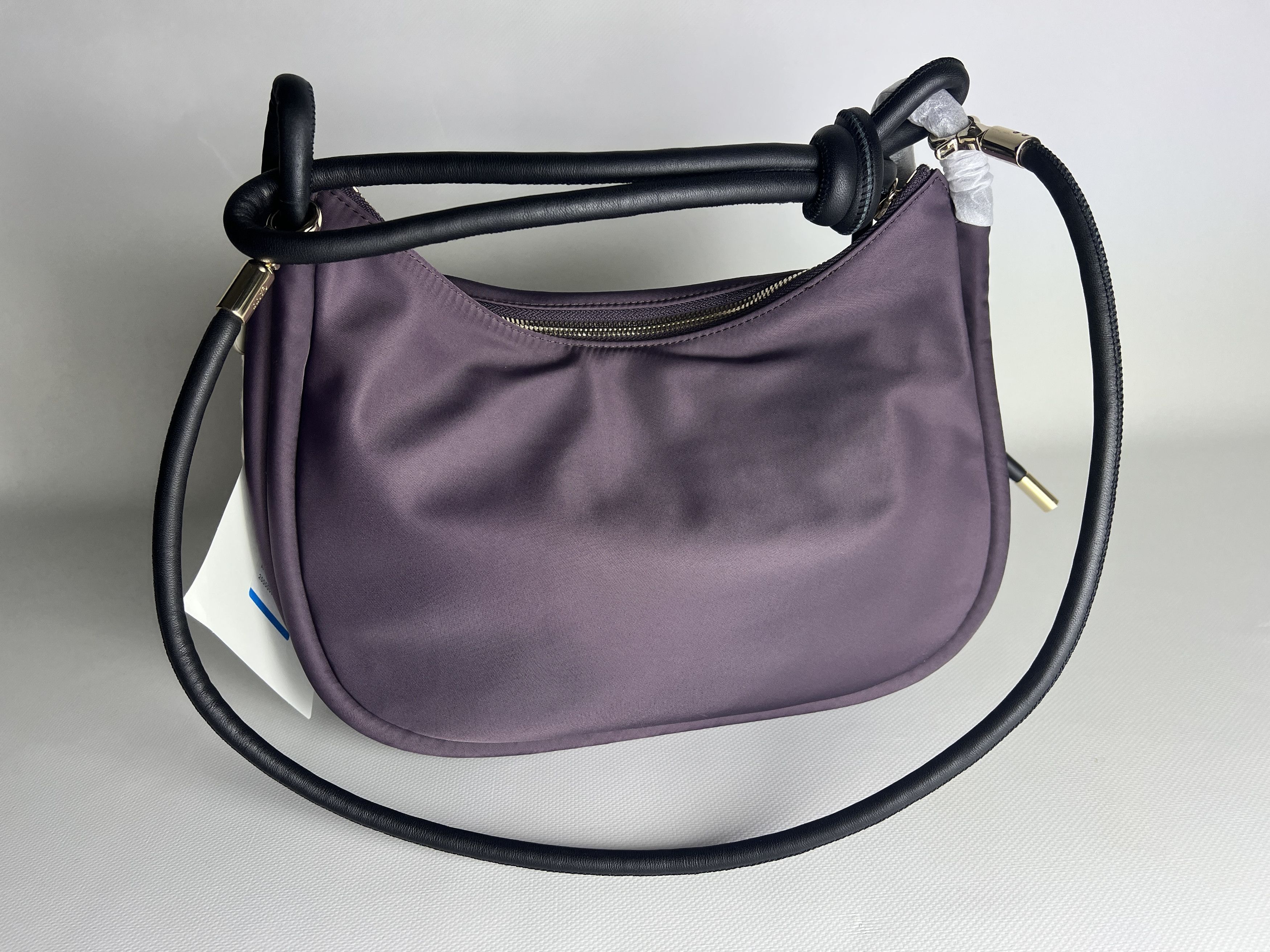 Ganni GANNI Shell Shoulder Bag Luxury Designer Nylon Purse Size ONE SIZE - 9 Thumbnail