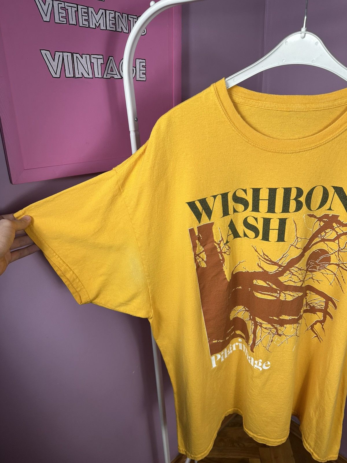 Other Wishbone Ash Pilgrimage Vintage Printed Rock Tee Size US XL / EU 56 / 4 - 4 Thumbnail