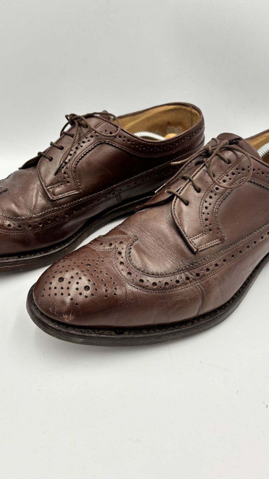 Burberry Leather Brown Oxford Brogue Shoes Burbarry’s Size US 10.5 / EU 43-44 - 3 Thumbnail