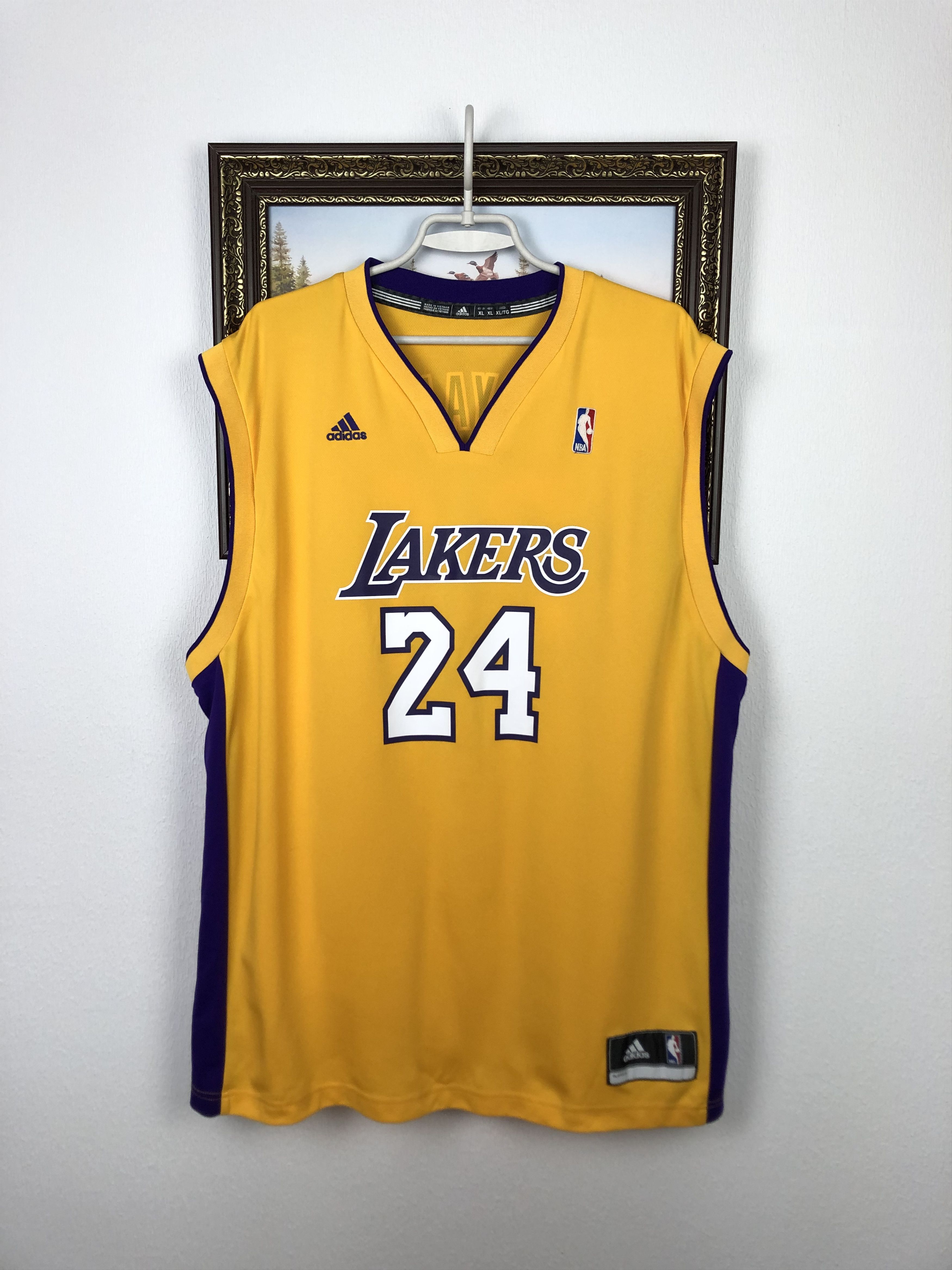 Adidas Adidas #24 Kobe Bryant Los Angeles Lakers NBA Jersey Shirt Size US XL / EU 56 / 4 - 1 Thumbnail