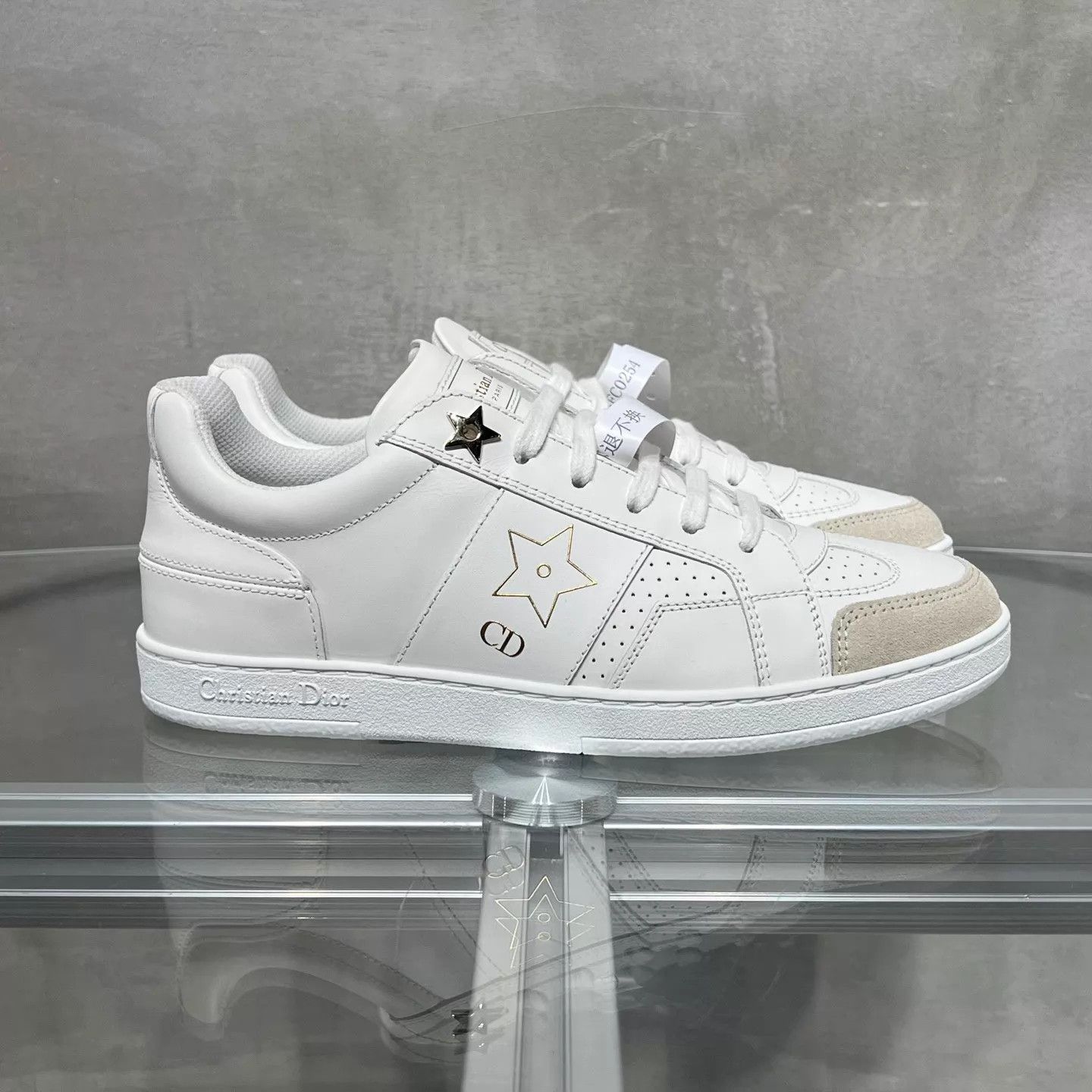 Dior Dior Star CD Logo Sneakers 36 BNIB Size US 5.5 / IT 35.5 - 4 Thumbnail