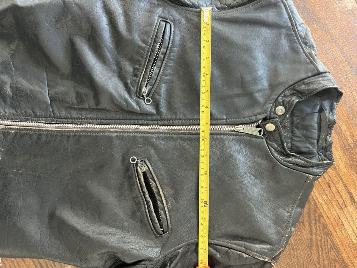 Schott Vintage 1960s Schott Perfect Steerhide Cafe Racer medium 40 Size US M / EU 48-50 / 2 - 19 Thumbnail