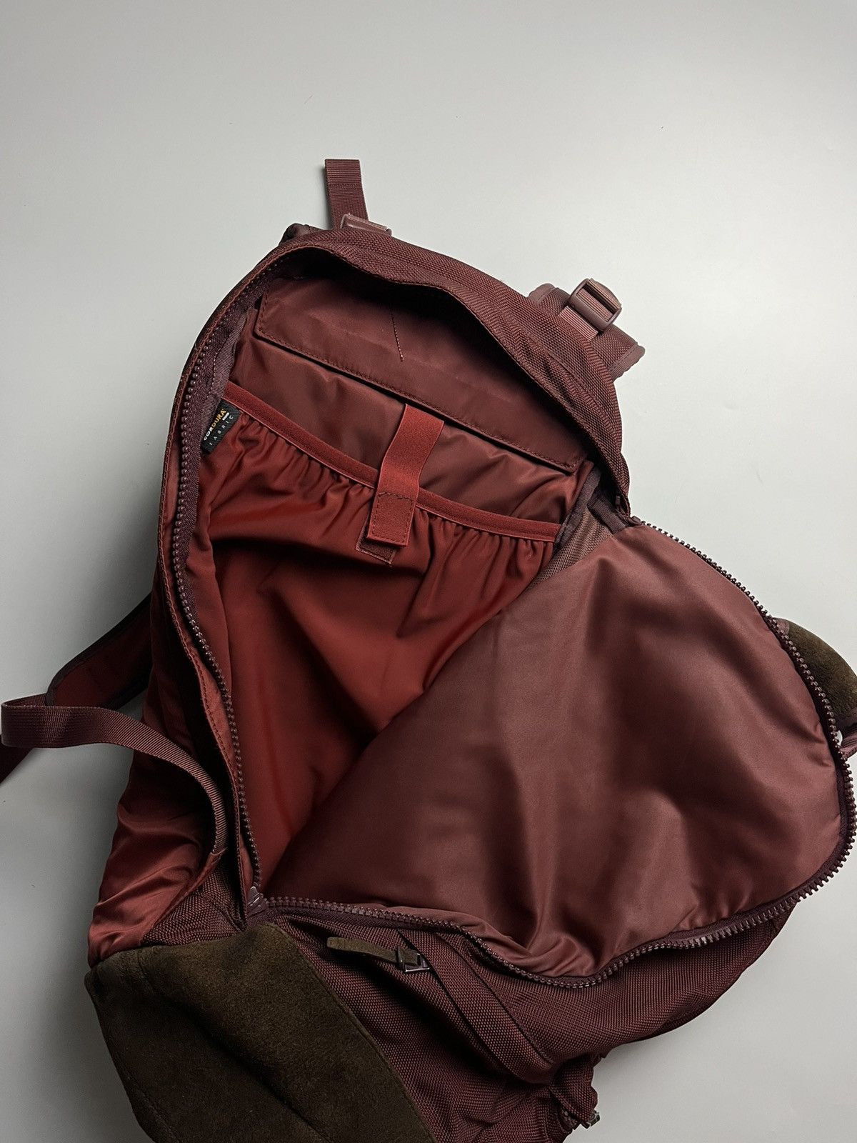 Visvim Visvim SS15 Ballistic Cordura 20L Backpack Burgundy w/ Suede Size ONE SIZE - 20 Thumbnail