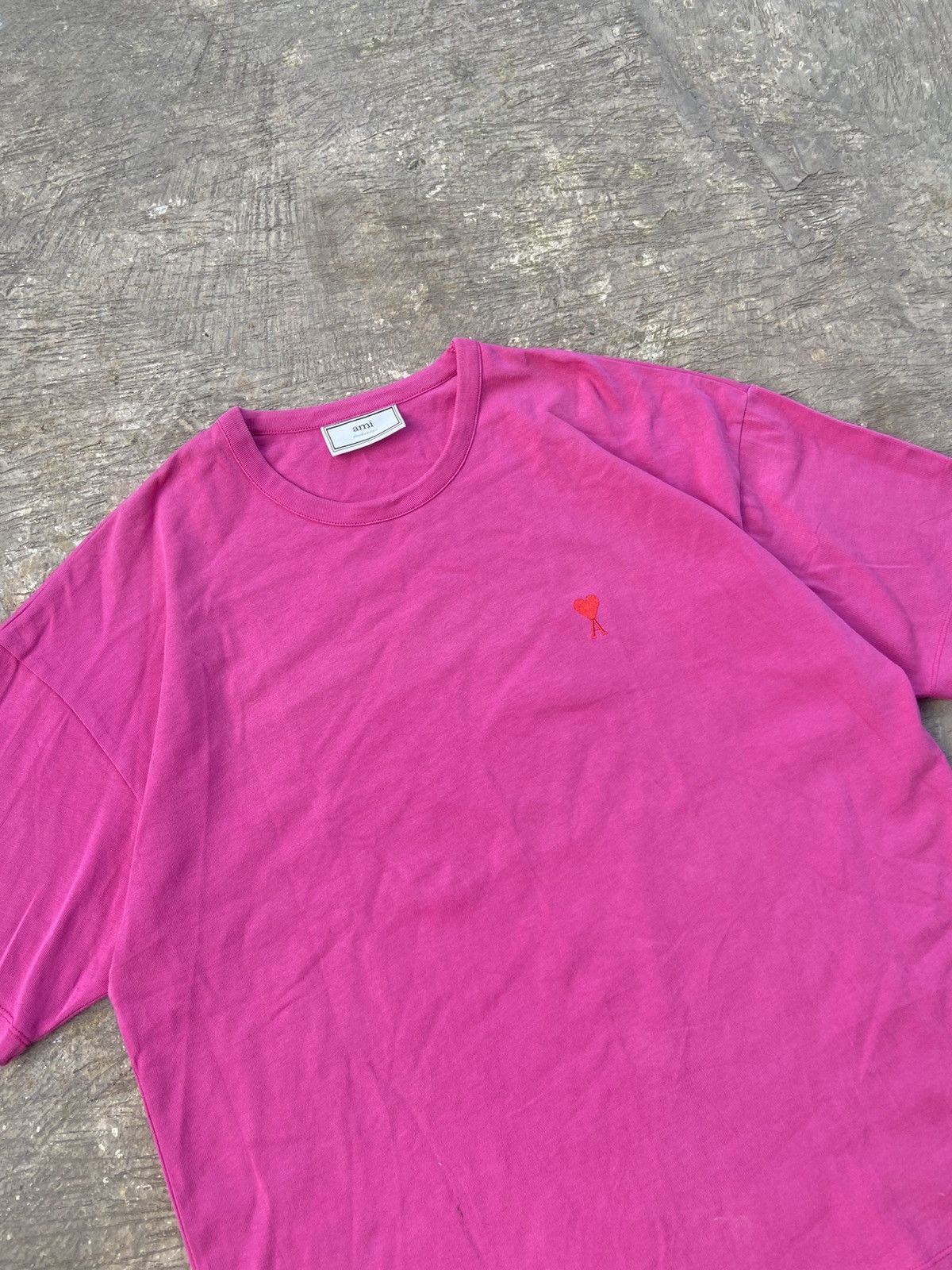 AMI AMI Small Logo T-Shirt Size US M / EU 48-50 / 2 - 2 Thumbnail