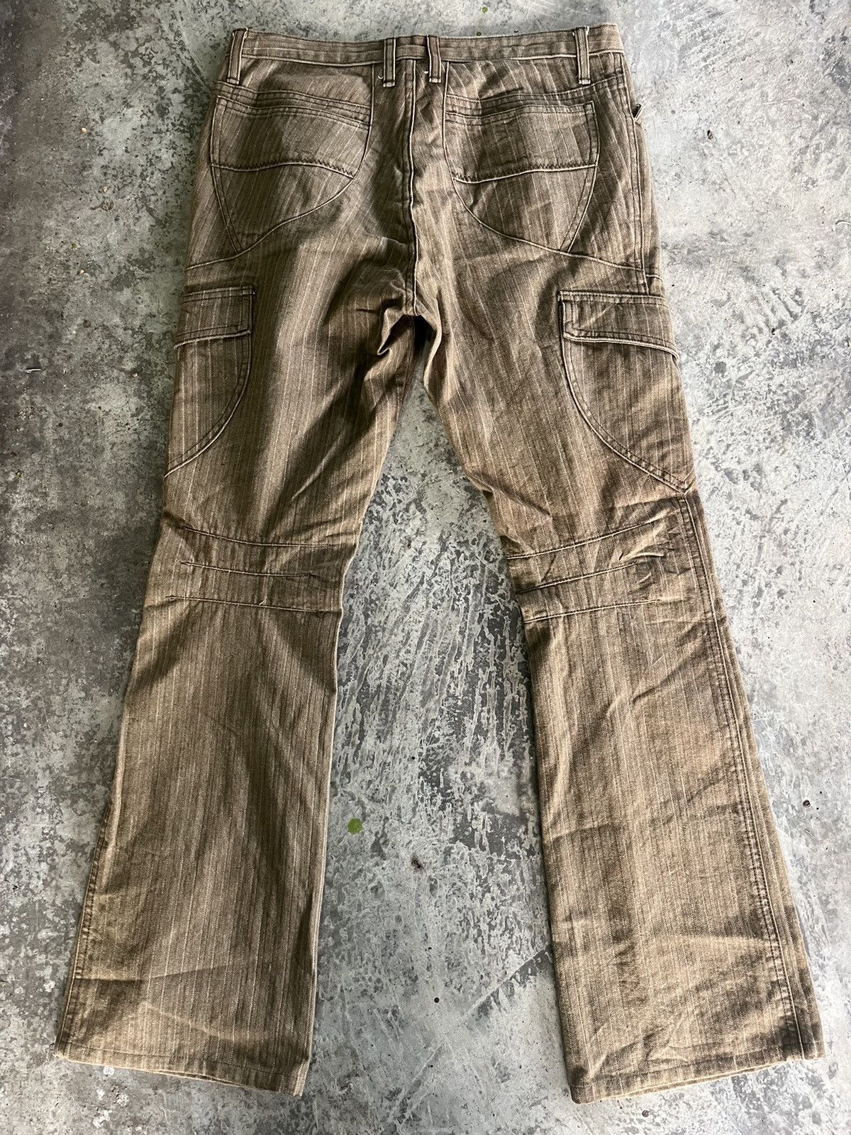 Hysteric Glamour × Japanese Brand × Vintage Flare Mudwash Hickory Denim Size US 32 / EU 48 - 6 Thumbnail