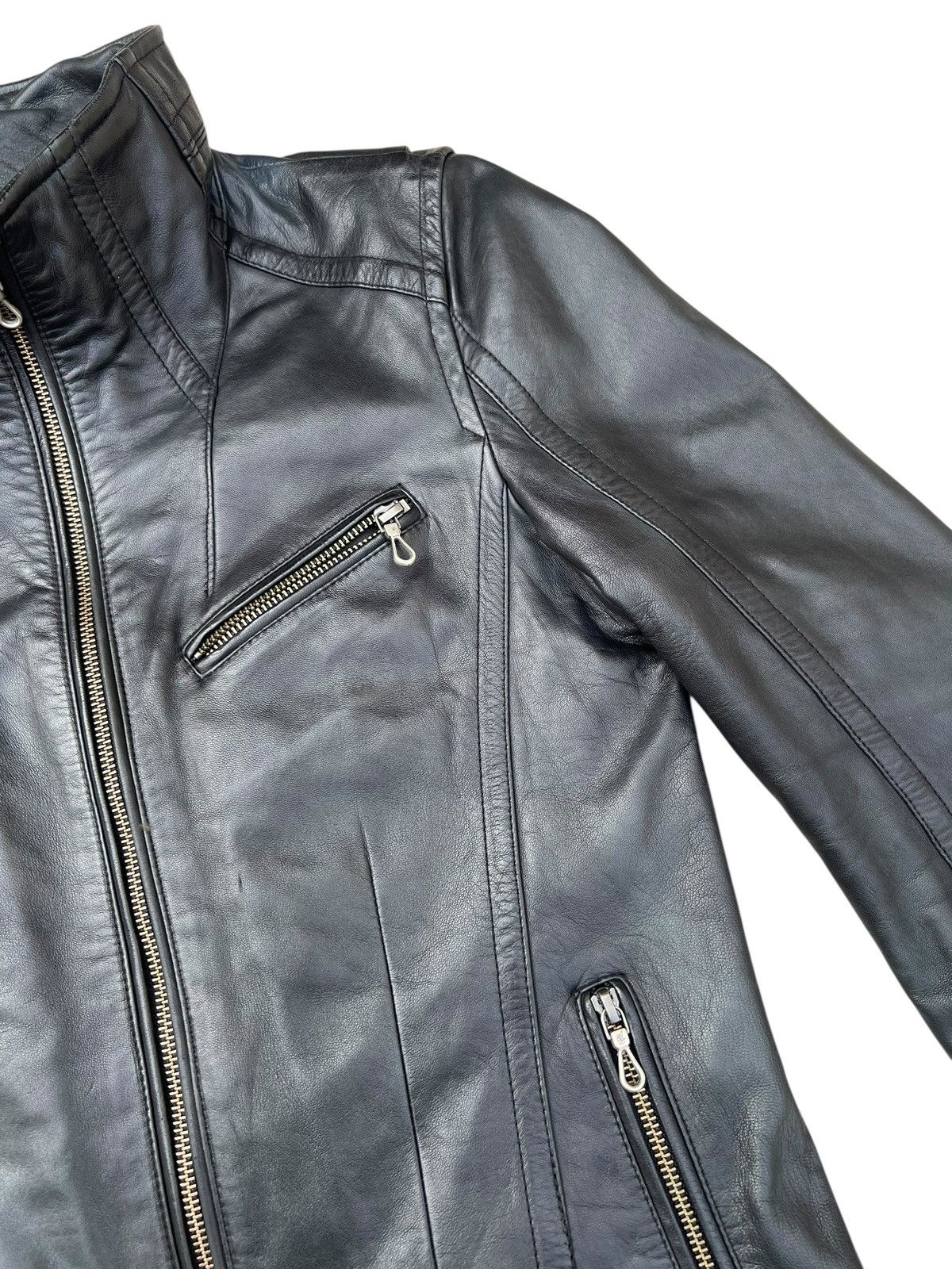 Schlussel Schlussel Japan Patina Sheepskin Leather Jacket Size US S / EU 44-46 / 1 - 9 Thumbnail