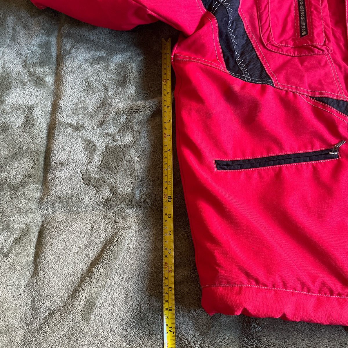 Descente Red and Black Designer Descente Insulated Coat Size US M / EU 48-50 / 2 - 7 Thumbnail