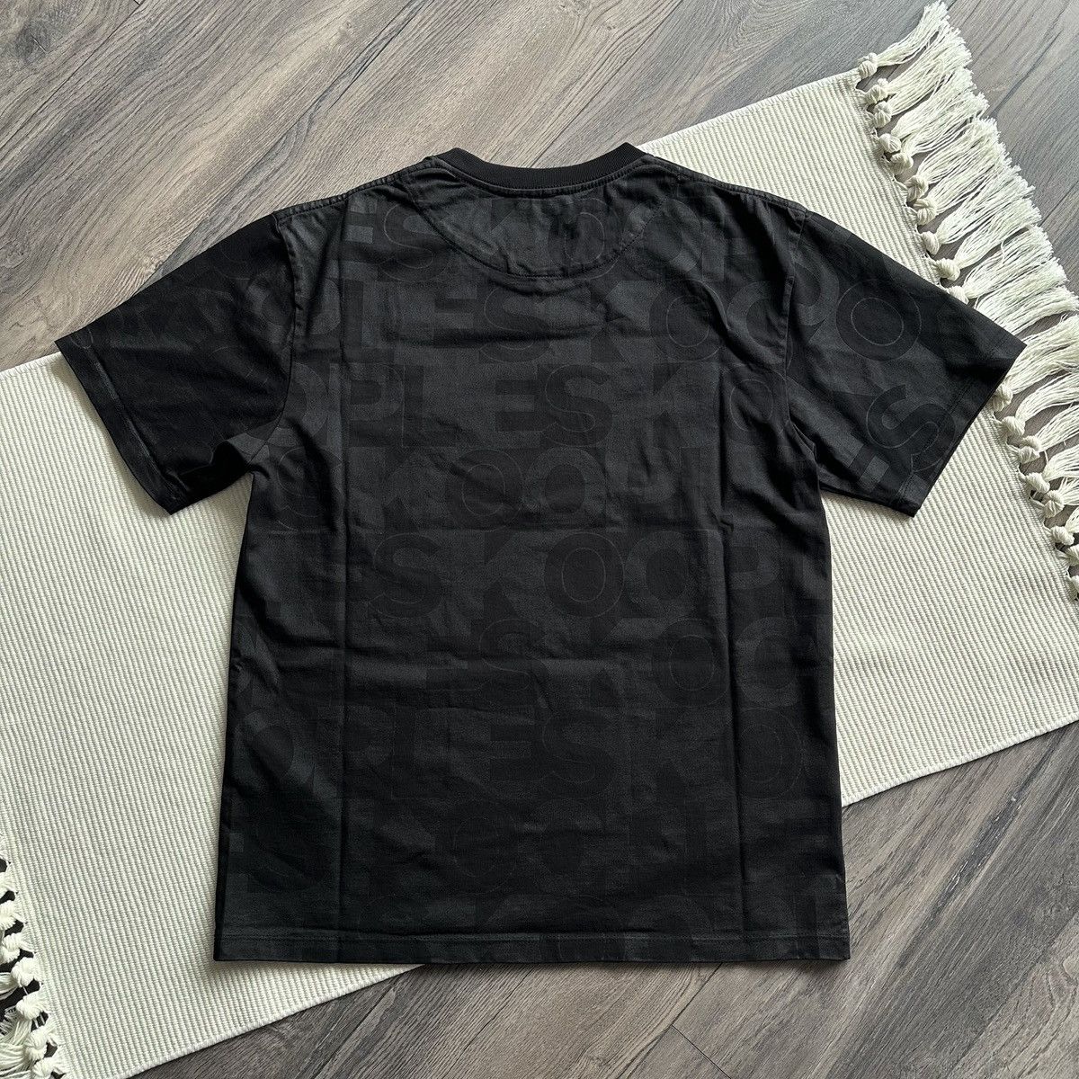 The Kooples The Kooples Logo Print All Over Black Tshirt Size US L / EU 52-54 / 3 - 6 Thumbnail