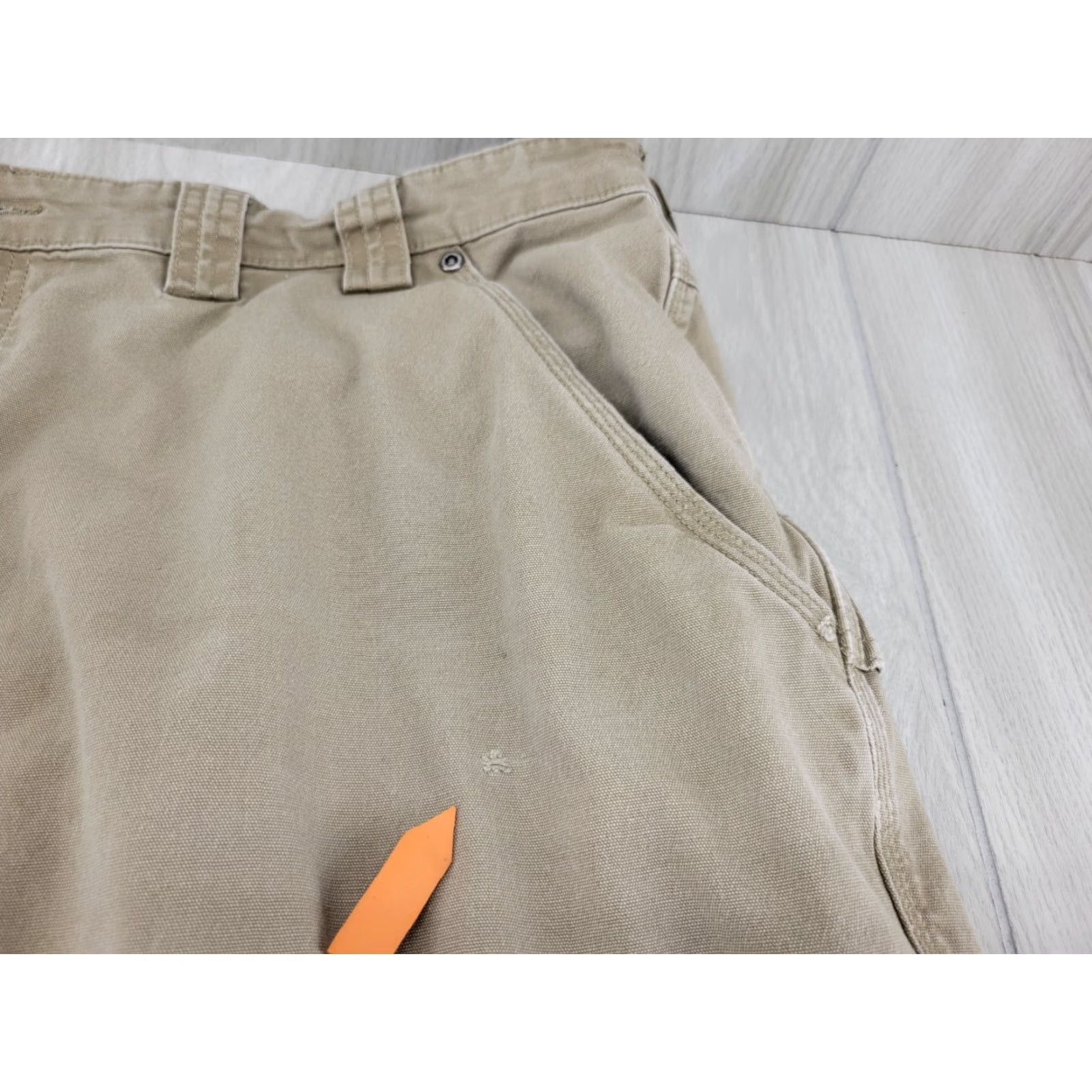 Vintage VINTAGE Duluth Men's Flex Fire Hose Carpenter Shorts Khaki 44 Relaxed Cargo Pockets Hammer Loop Mens Size US 44 / EU 60 - 2 Thumbnail