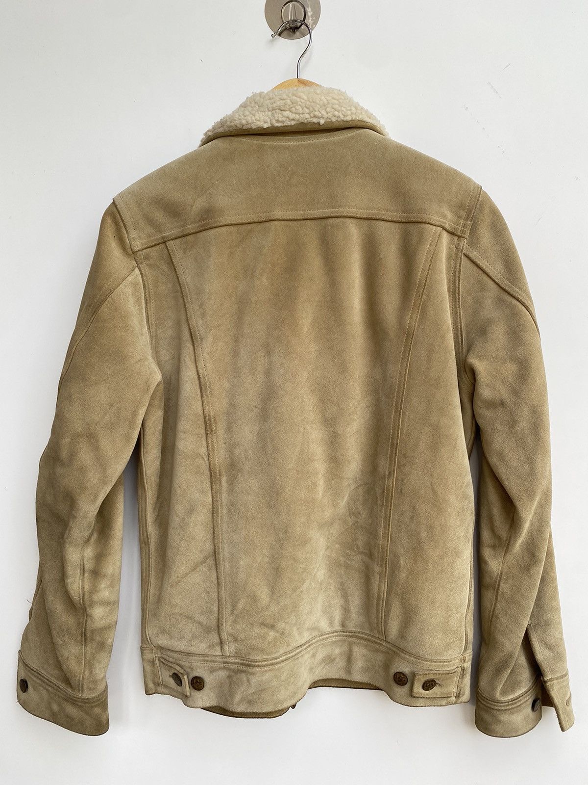 Lee ✅️Vtg Storm Rider Lee Suede Leather Jacket Size US S / EU 44-46 / 1 - 2 Thumbnail