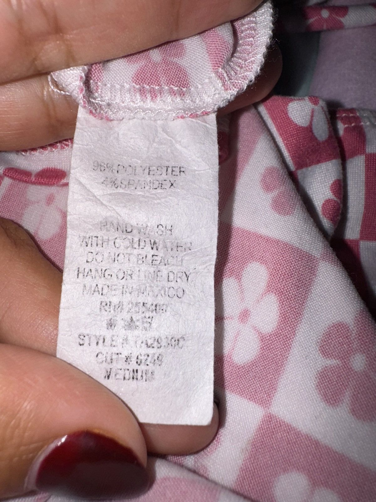Other Pink Floral Halter Top Y2K Style Size M Rebellious Dreamer Size M / US 6-8 / IT 42-44 - 5 Thumbnail