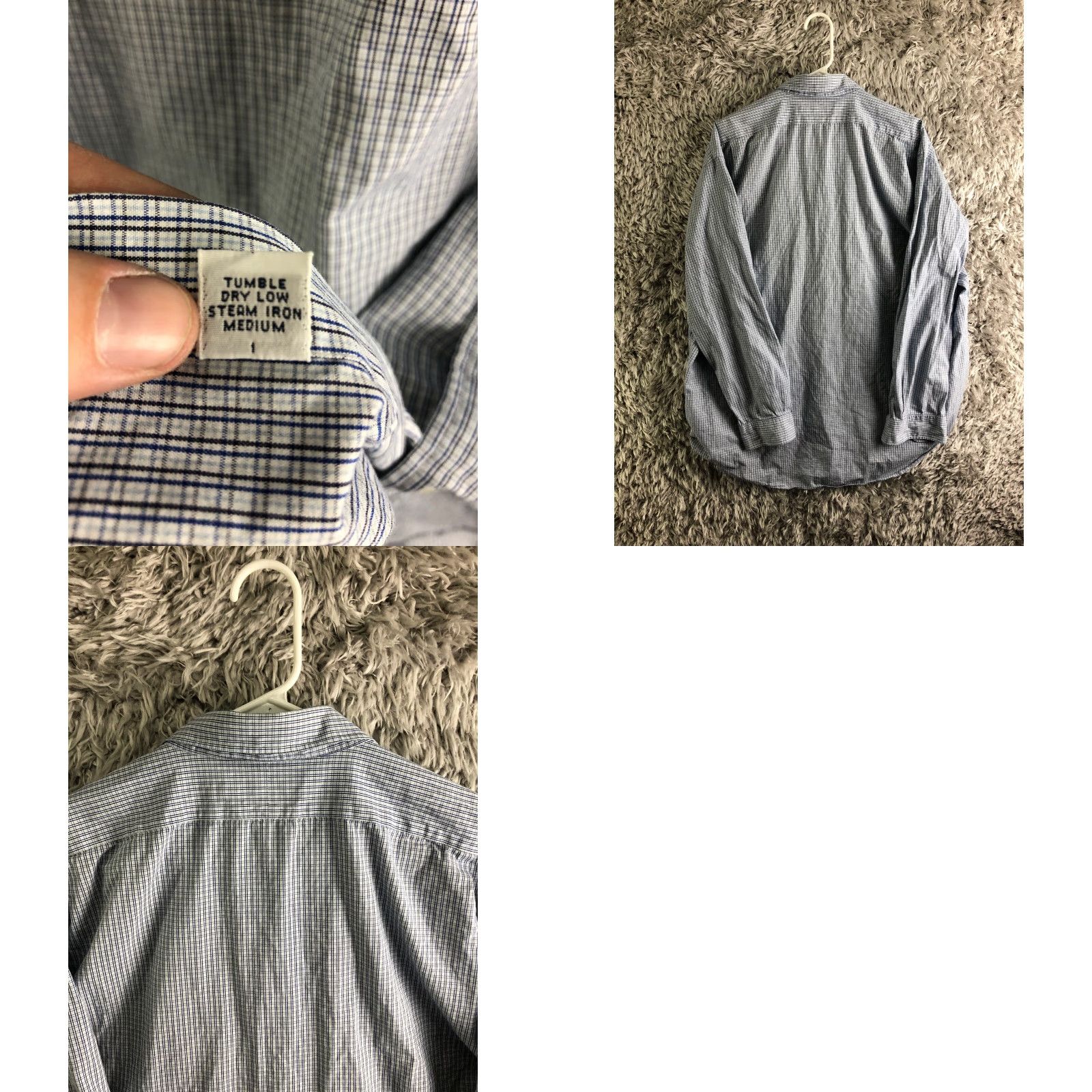 Polo Ralph Lauren Polo Ralph Lauren Lowell Sport Shirt XL Mens Blue Plaid Long Sleeve Spread Collar Button-Up Size US XL / EU 56 / 4 - 8 Thumbnail